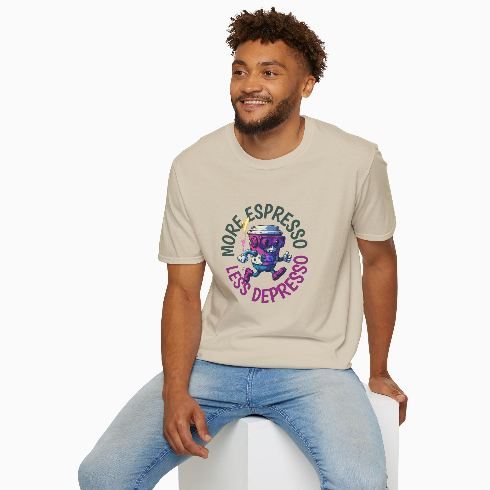 More Espresso Less Depresso Unisex T-Shirt