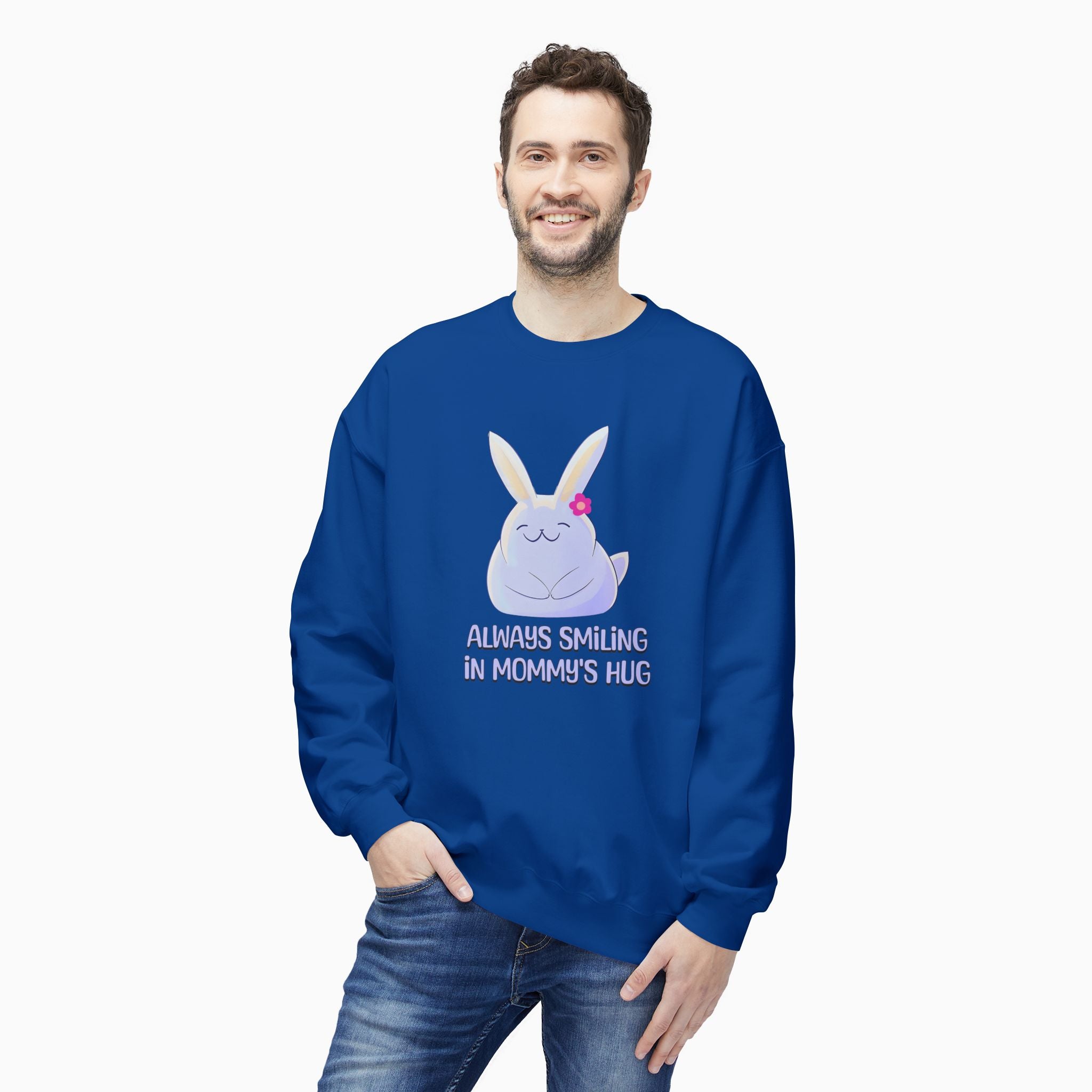 Always Smiling In Mommy's Hug Unisex Sweatshirt