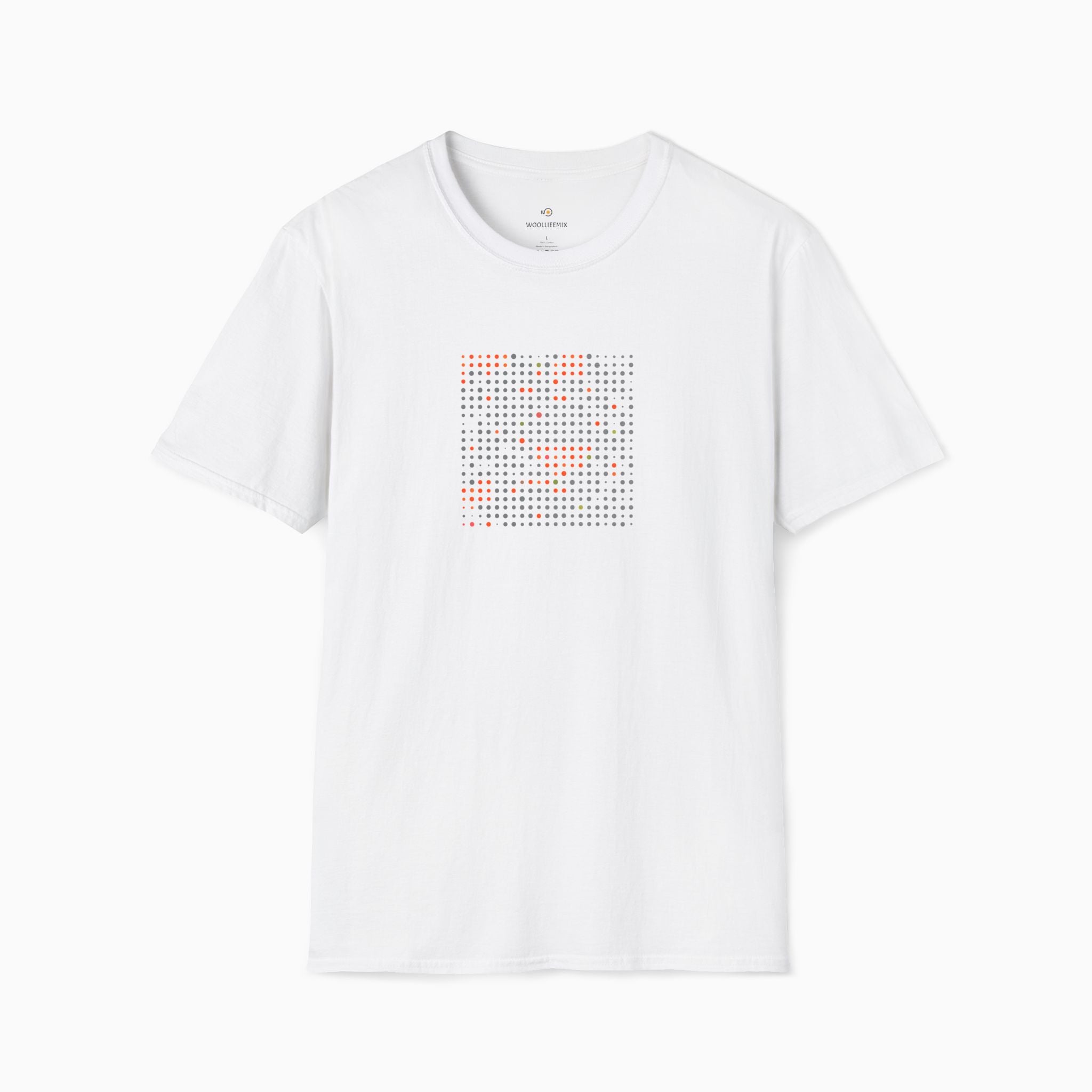 Grey & Red Qr Code Unisex T-Shirt