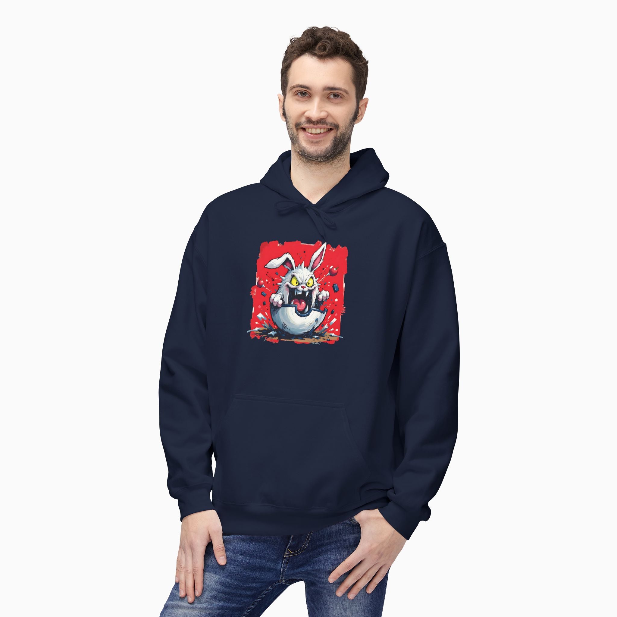 Crazy Rabbit Poké Ball Unisex Hoodie