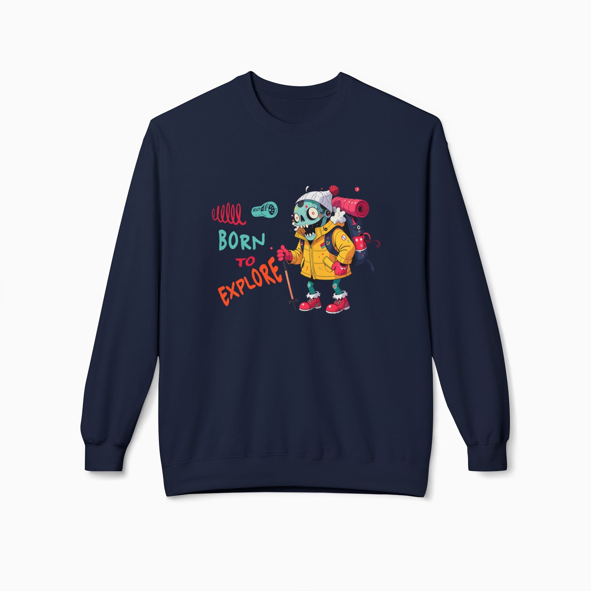 Born To Explore Zombie Unisex Sweatshirt