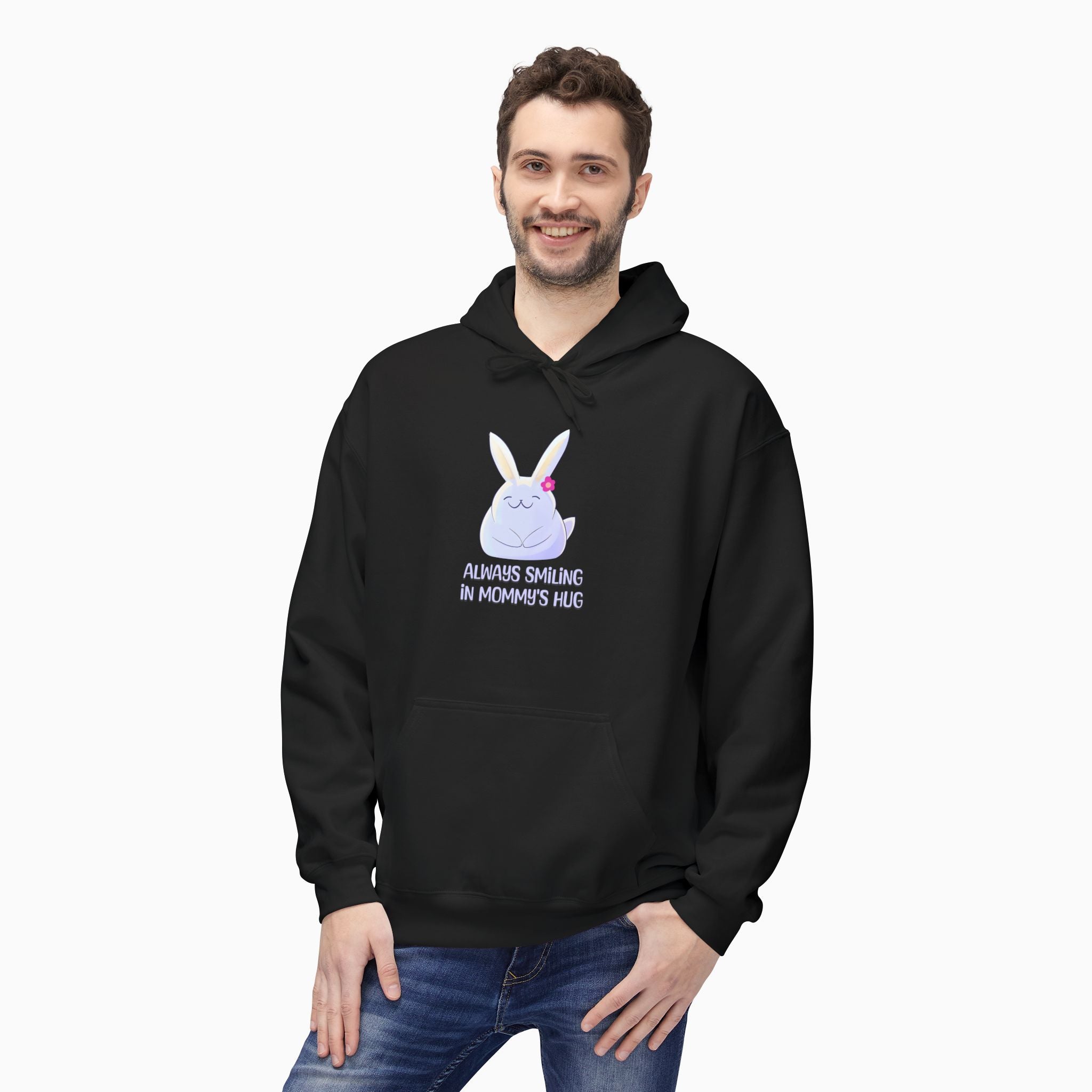 Always Smiling In Mommy's Hug Unisex Hoodie