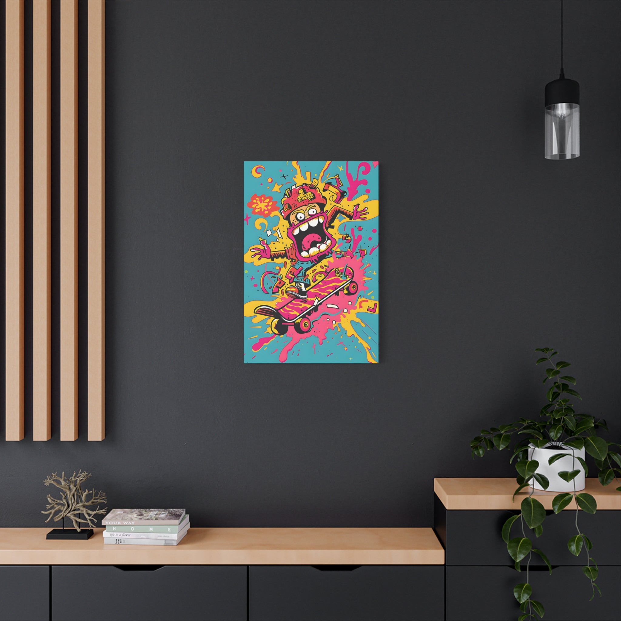 Skateboarder Canvas Print