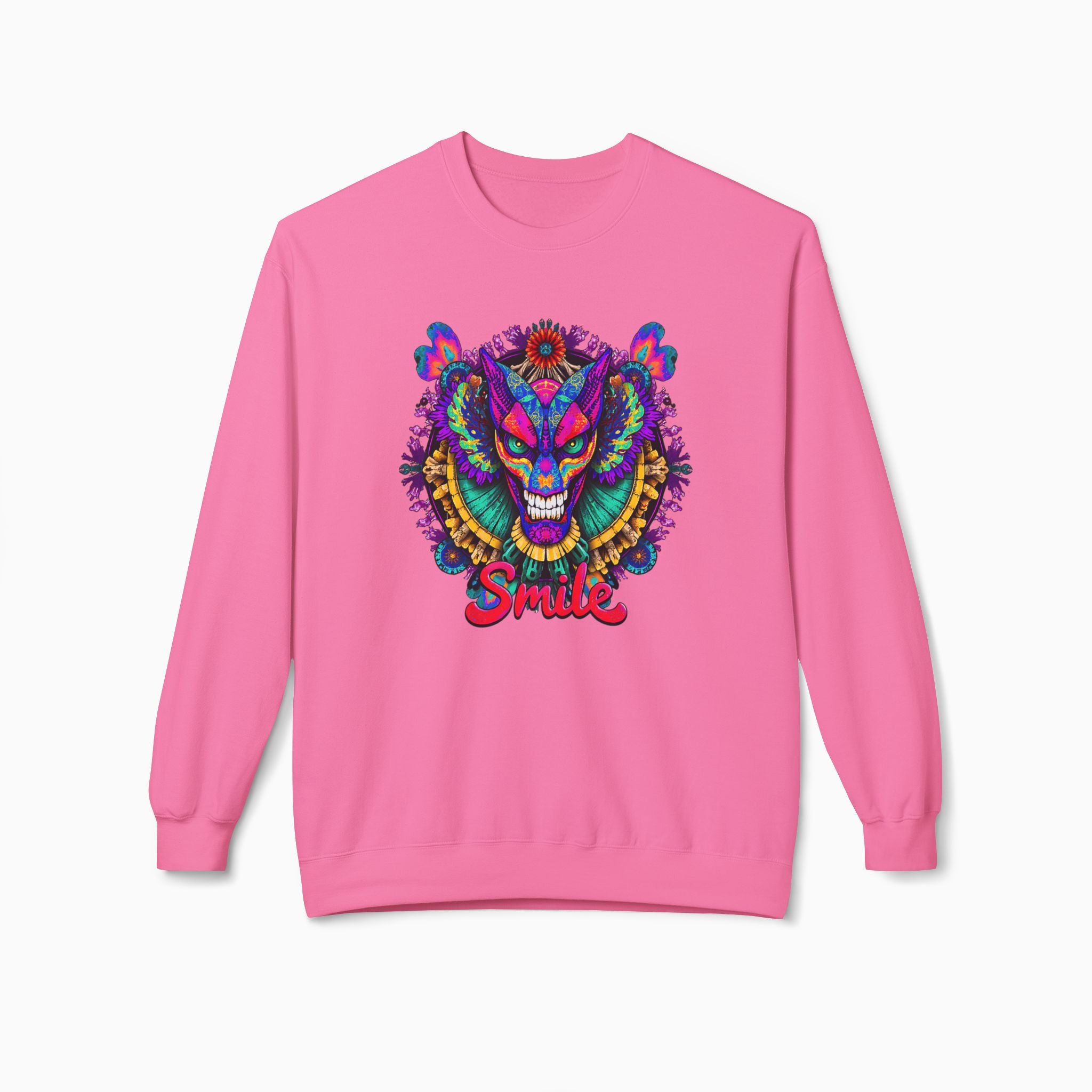 Dragon Smile Pixel Art Unisex Sweatshirt