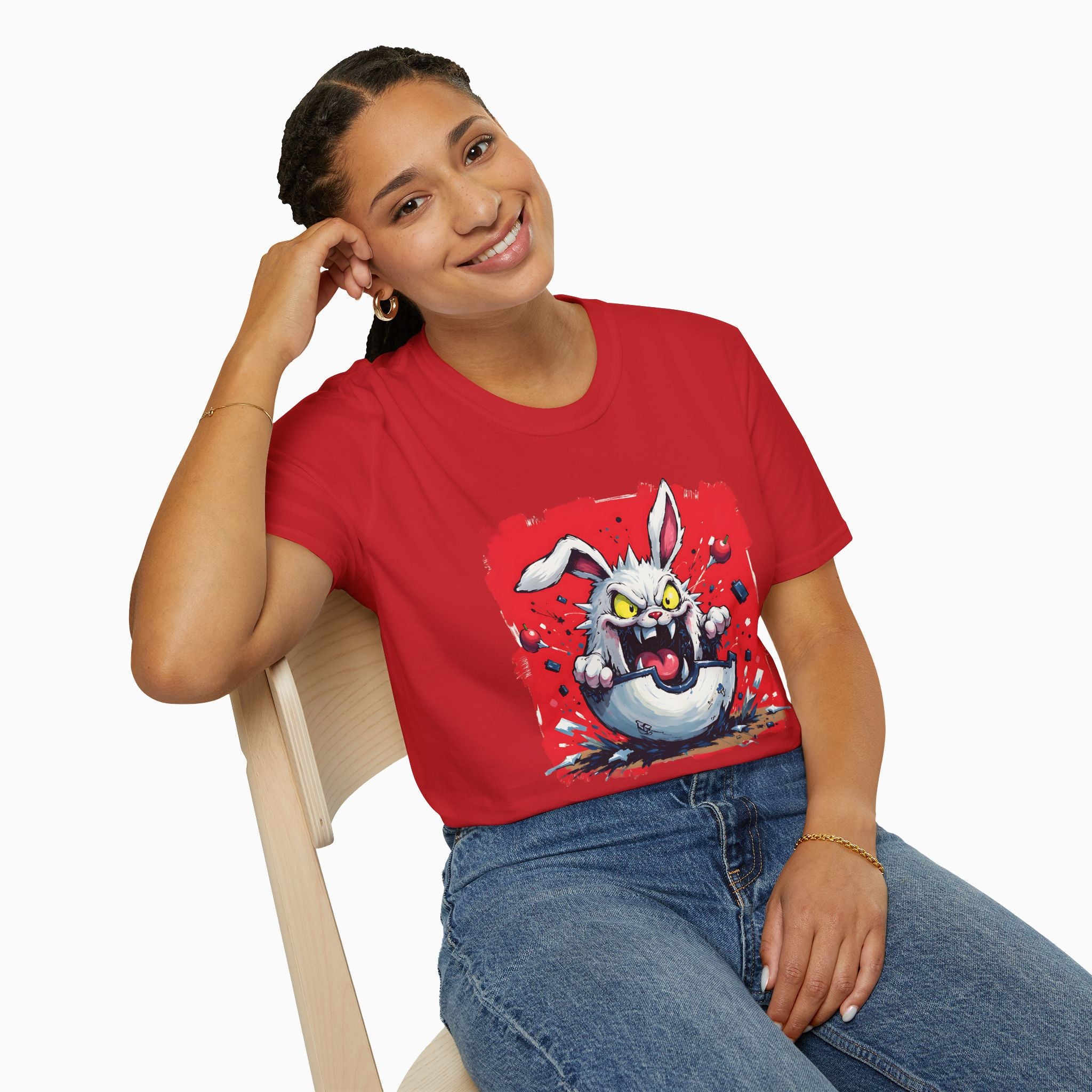 Crazy Rabbit Poké Ball Unisex T-Shirt