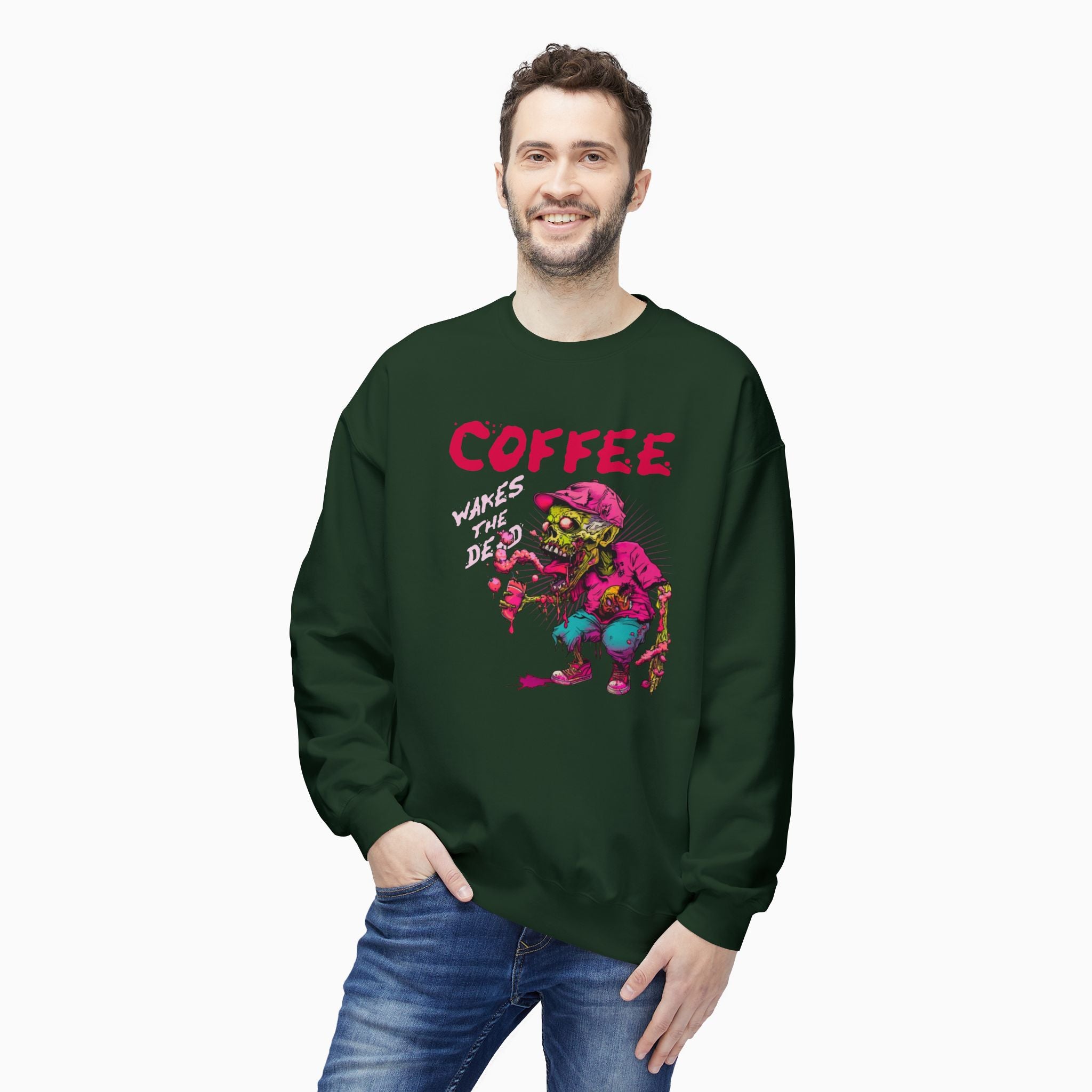 Coffee Wakes The Dead Unisex Sweatshirt