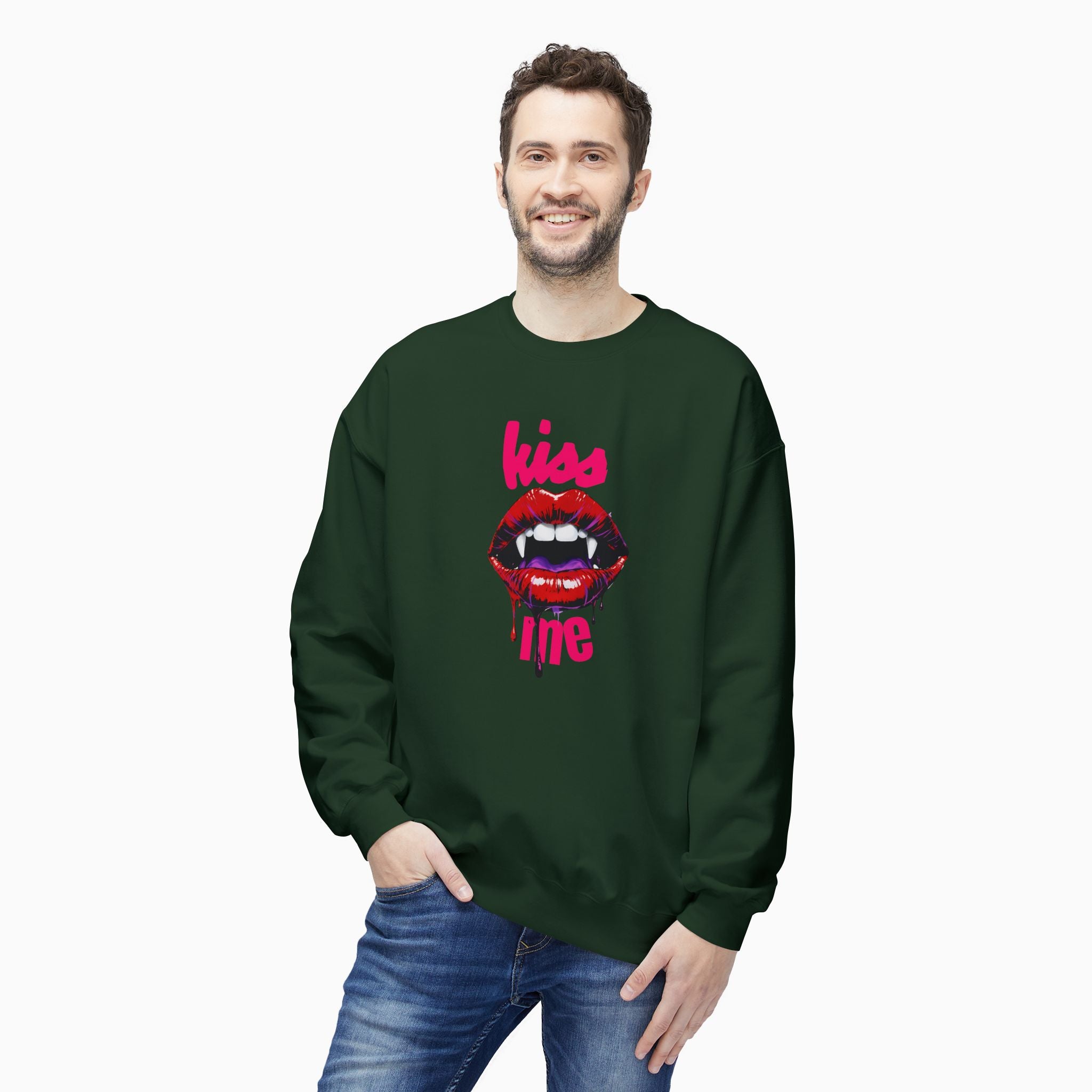 Kiss Me Vampire Unisex Sweatshirt