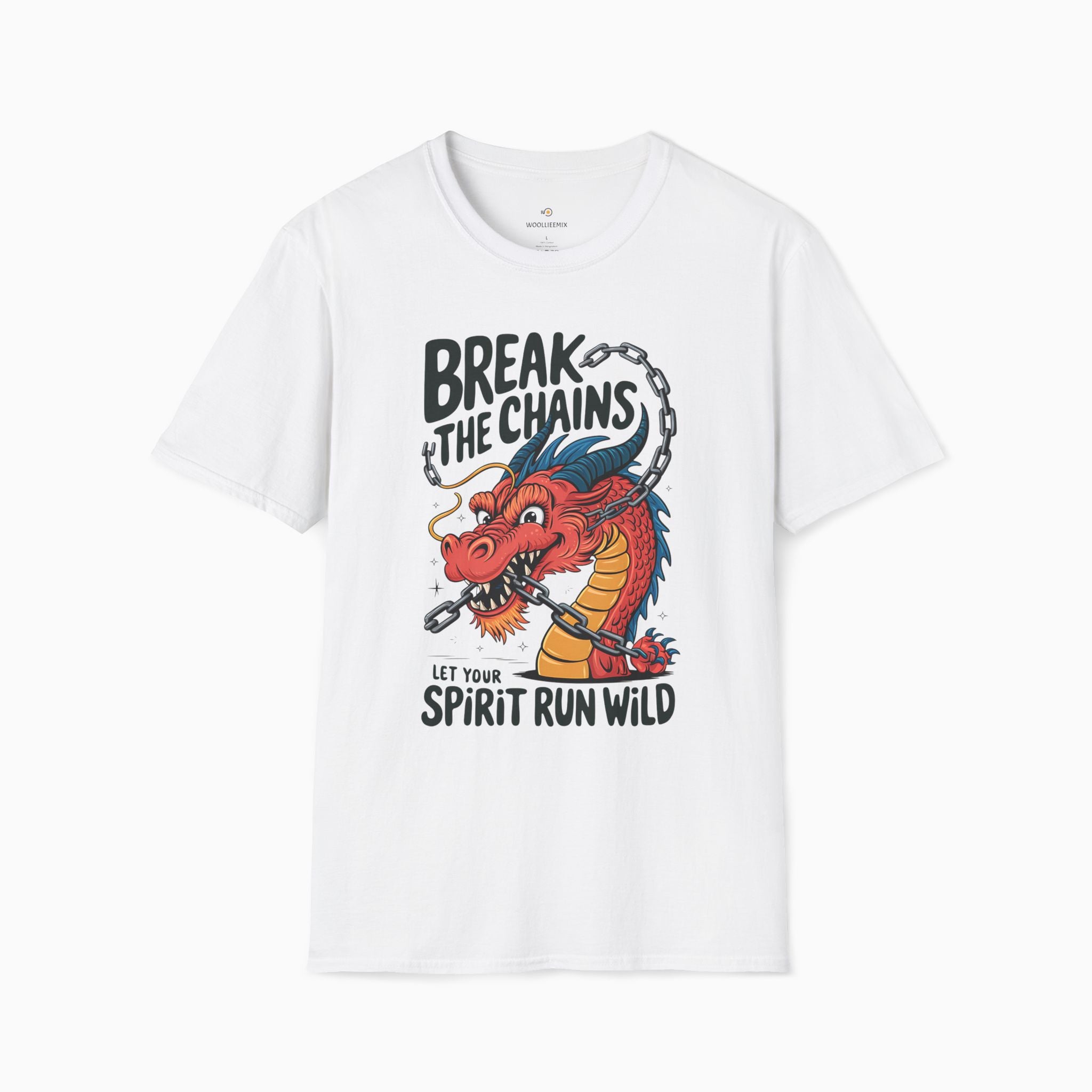 China Dragon Break the Chains Unisex T-Shirt