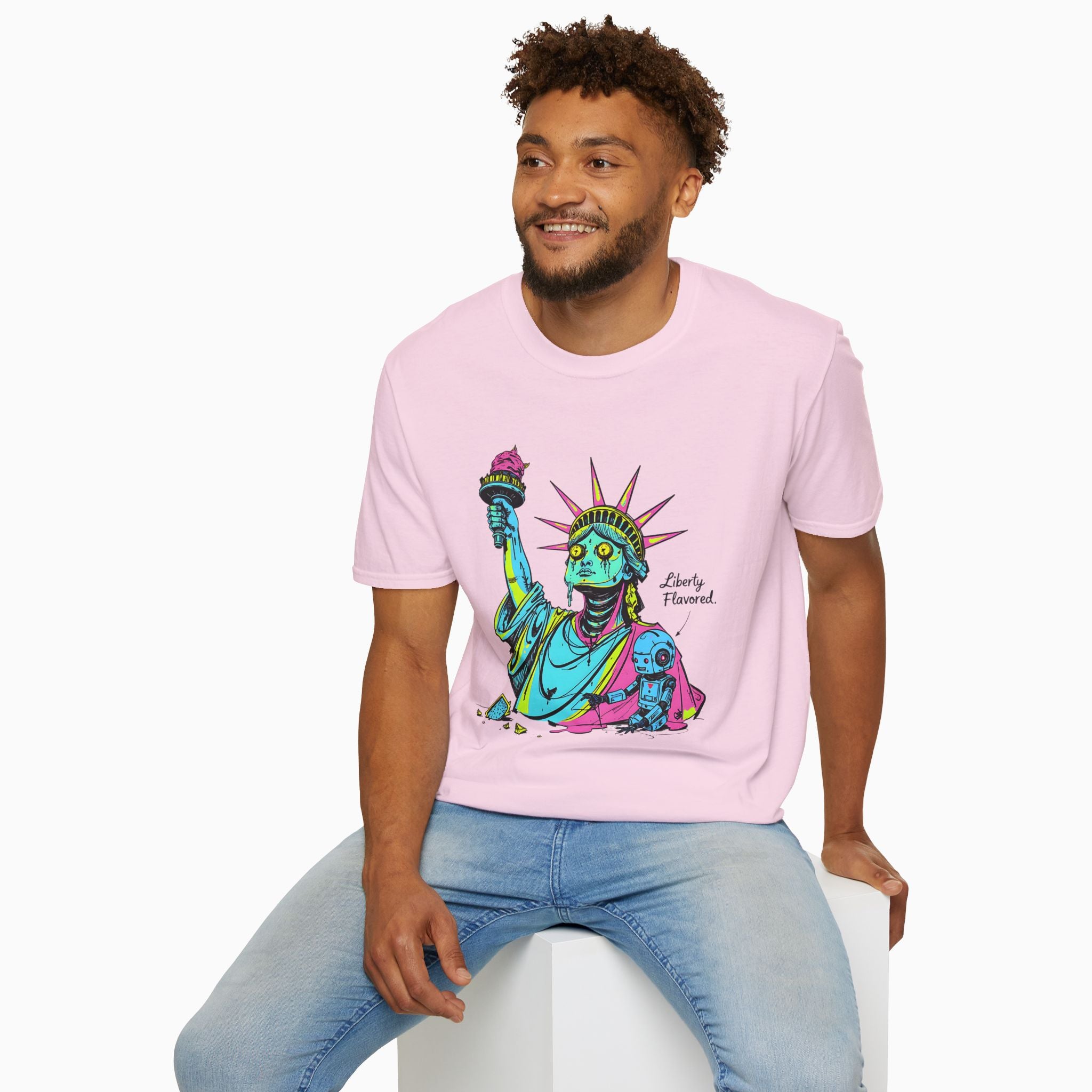 Statute of Liberty Dark Humor Unisex T-Shirt