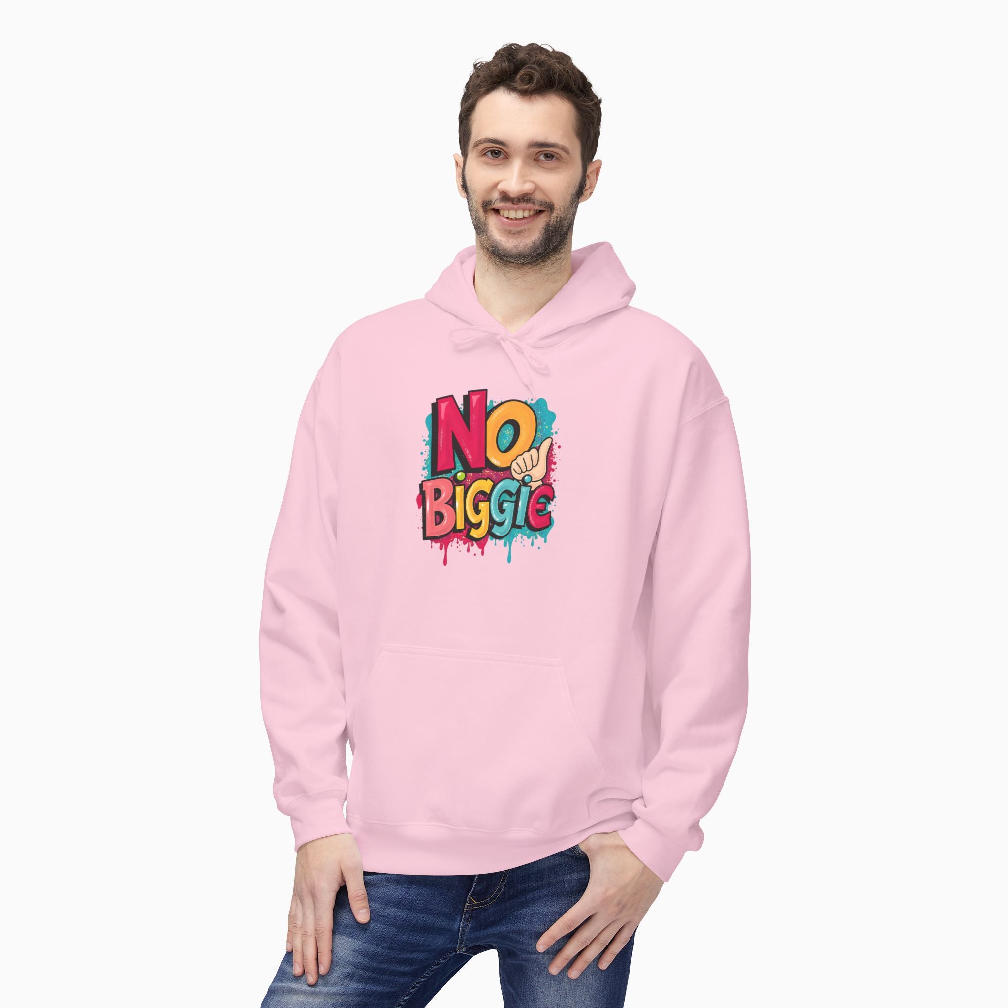 Thumbs Up & No Biggie Unisex Hoodie