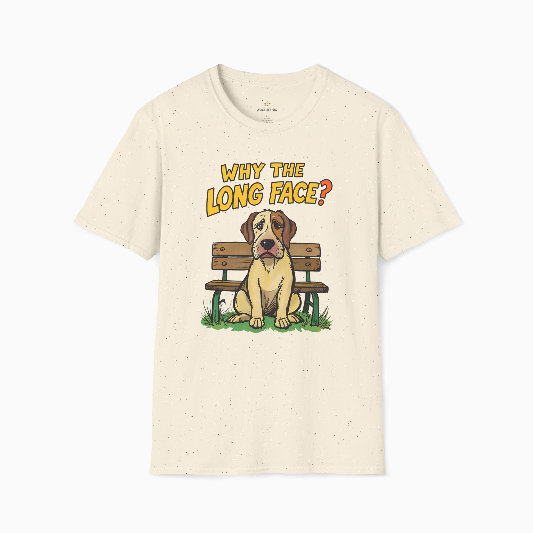 Funny Dog Why the Long Face Unisex T-Shirt