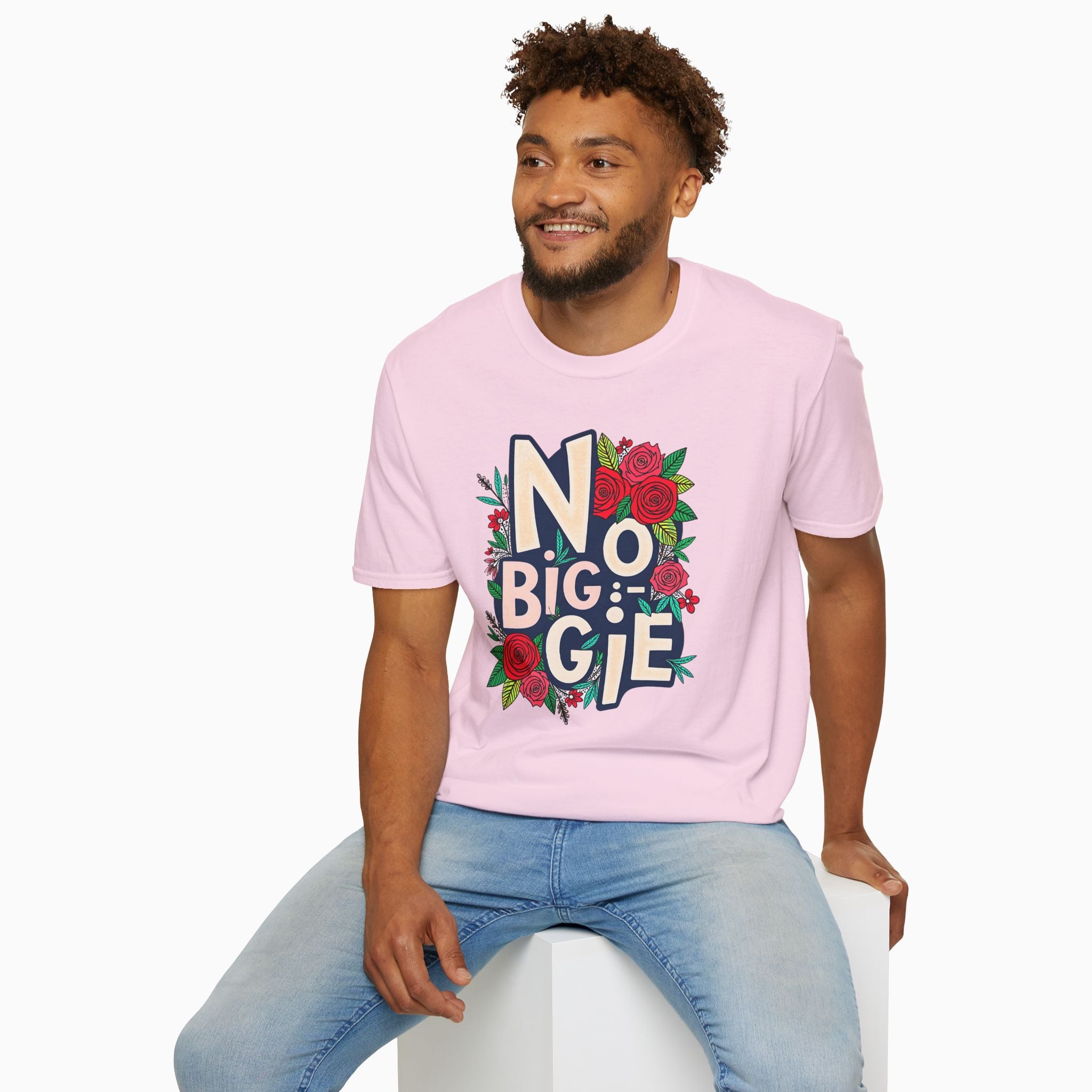 No Biggie With Floral Art  Unisex T-Shirt