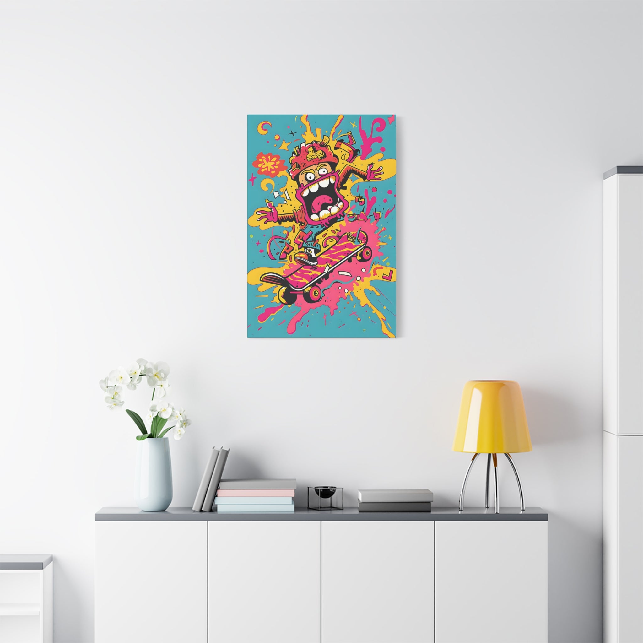 Skateboarder Canvas Print