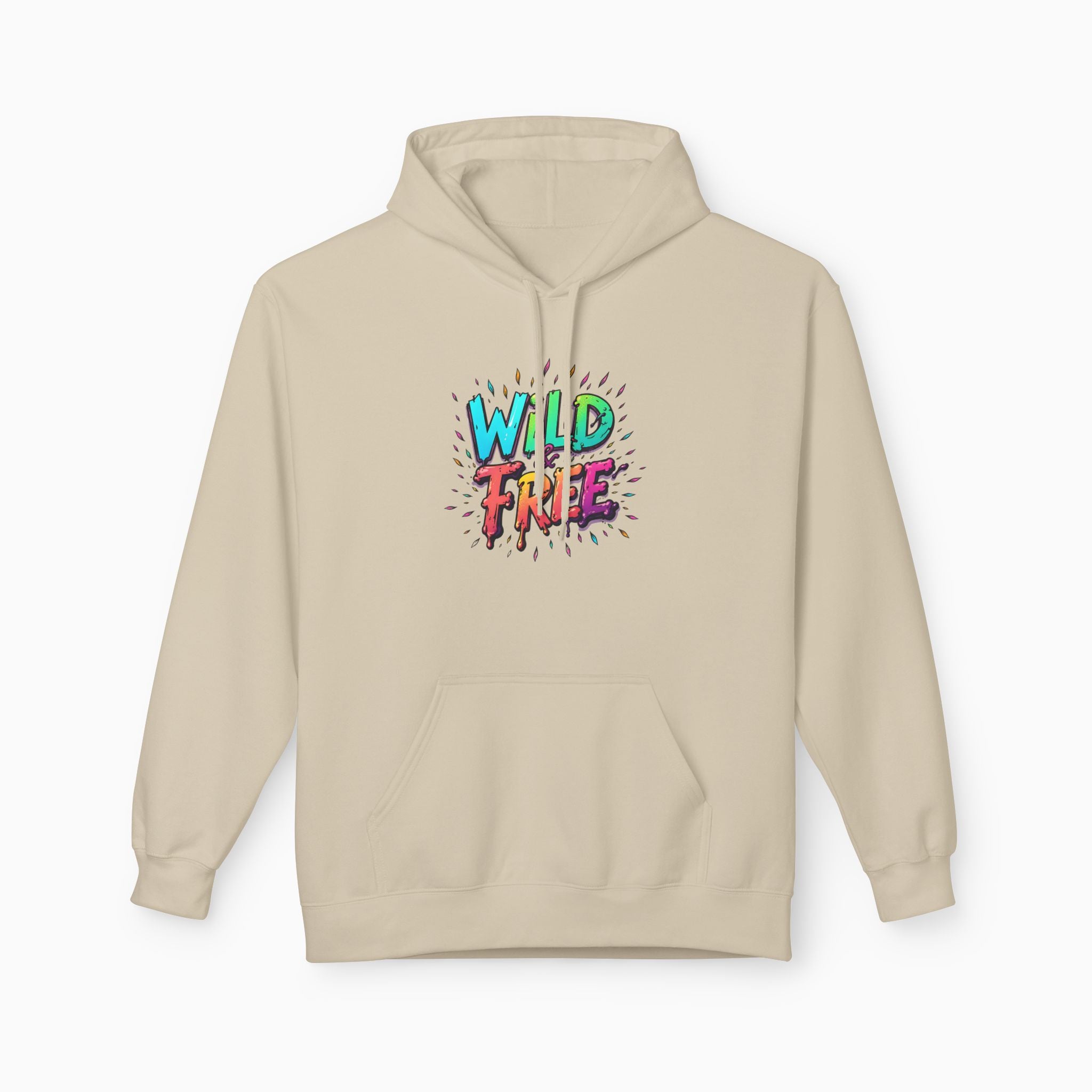 Neon Color Wild Free Unisex Hoodie