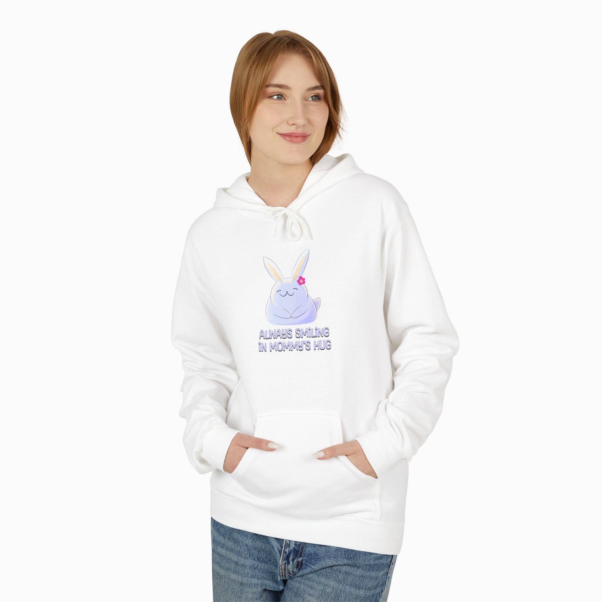 Always Smiling In Mommy's Hug Unisex Hoodie