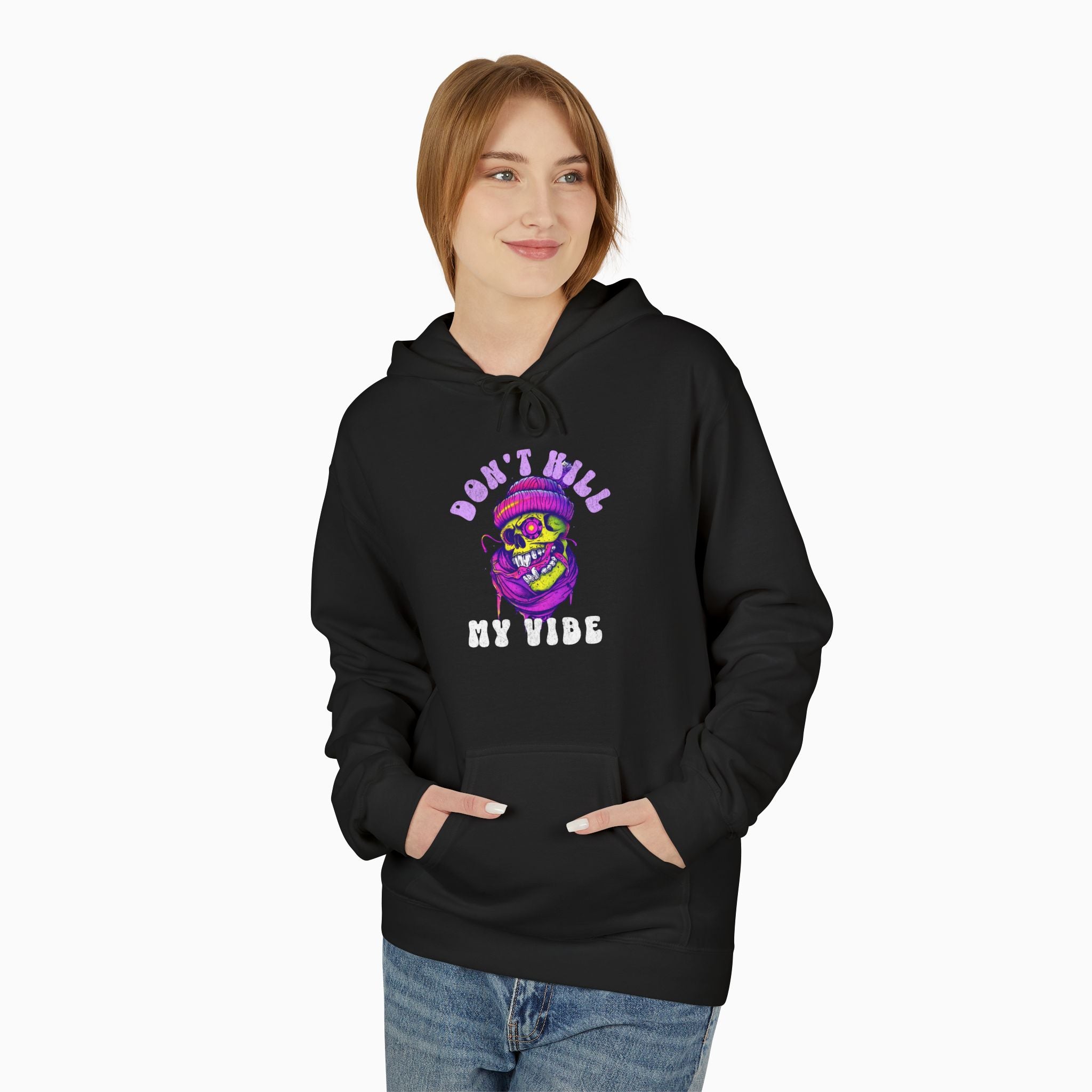 Don't Kill My Vibe Skull Unisex Hoodie