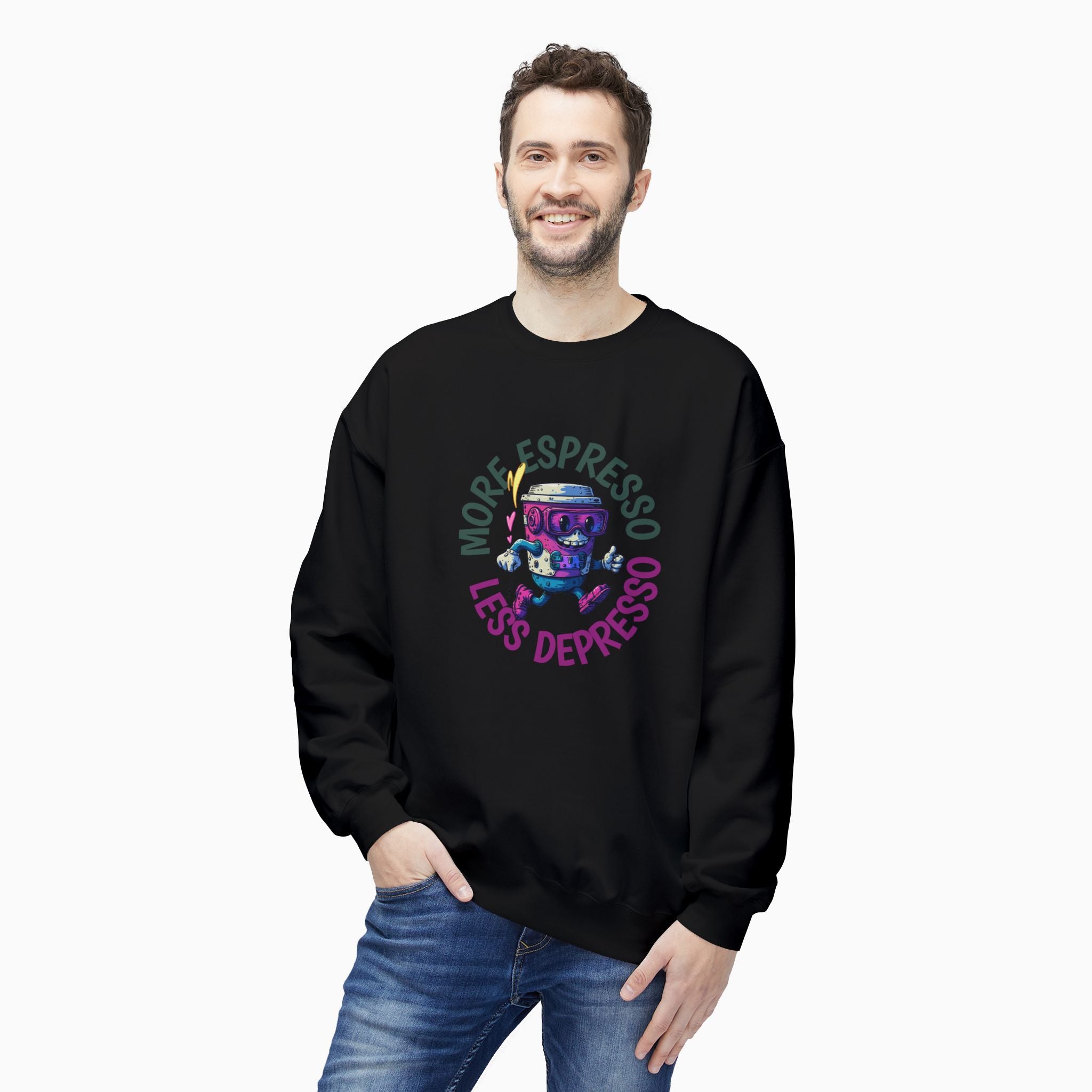 More Espresso Less Depresso Unisex Sweatshirt