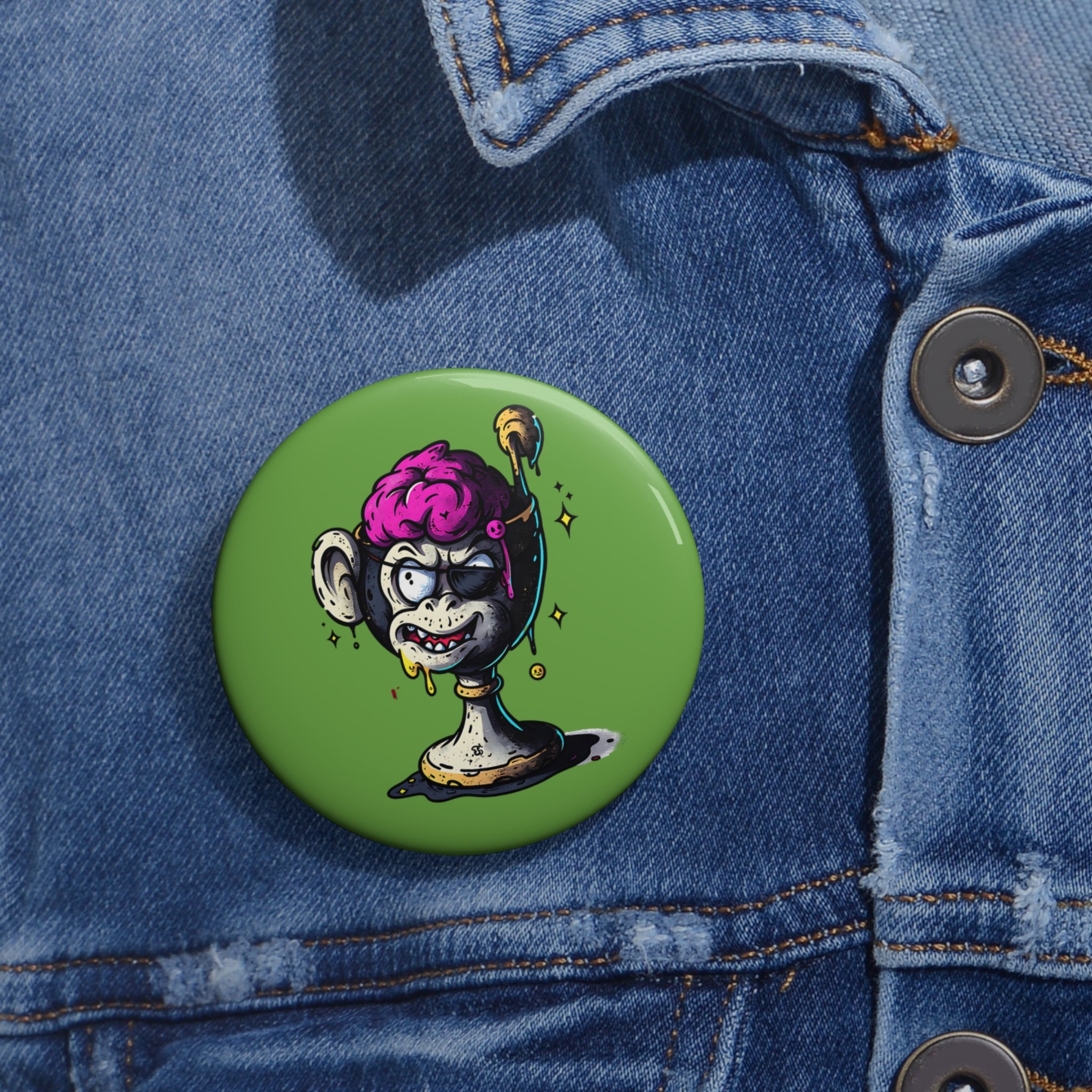 Monkey Mojito Mix Pin