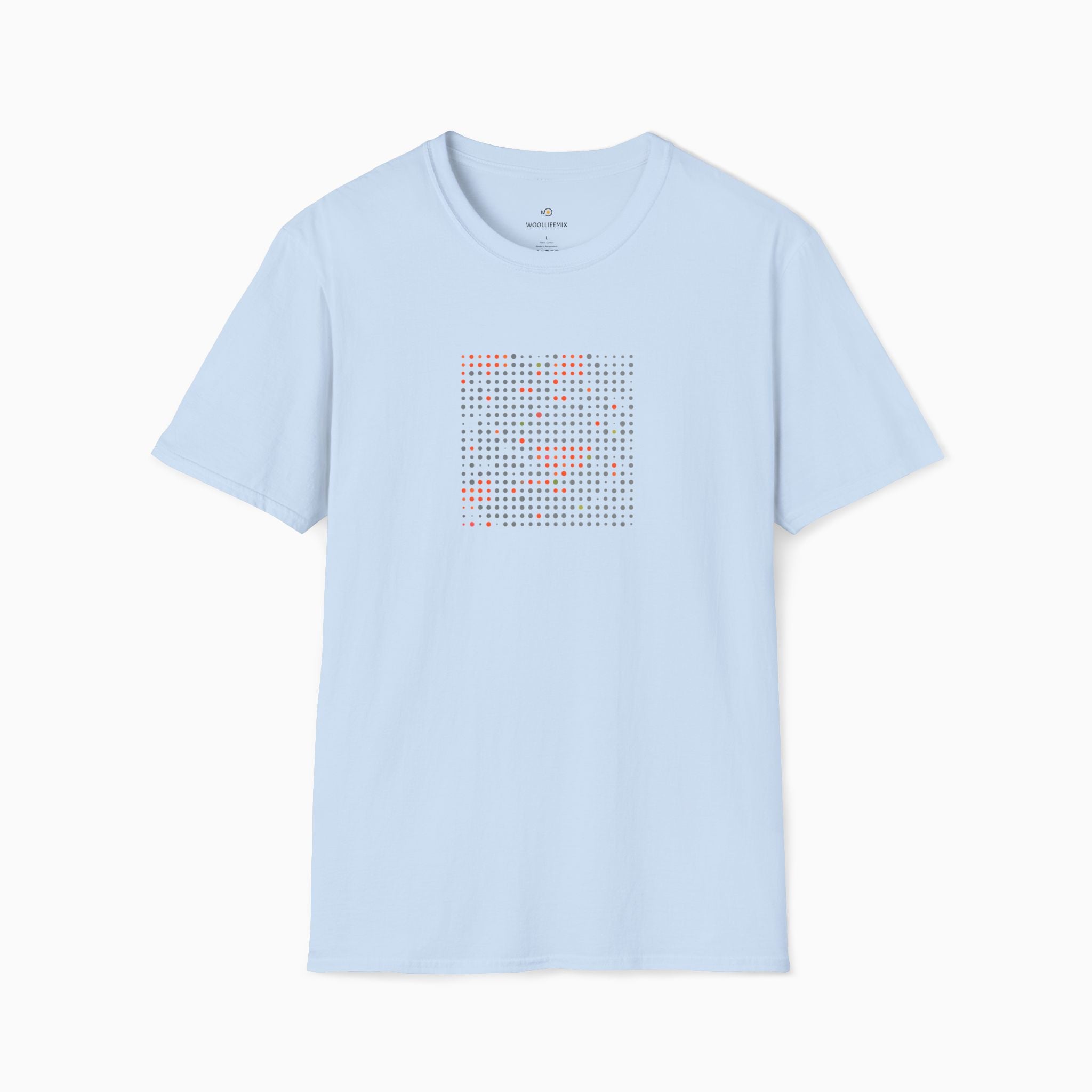 Grey & Red Qr Code Unisex T-Shirt