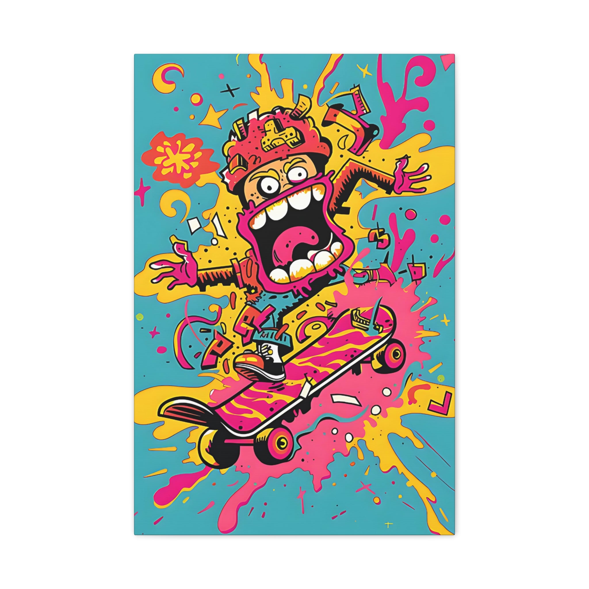 Skateboarder Canvas Print