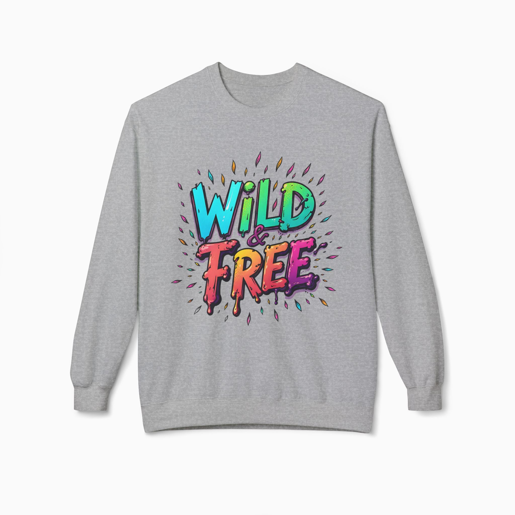 Neon Color Wild Free Unisex Sweatshirt