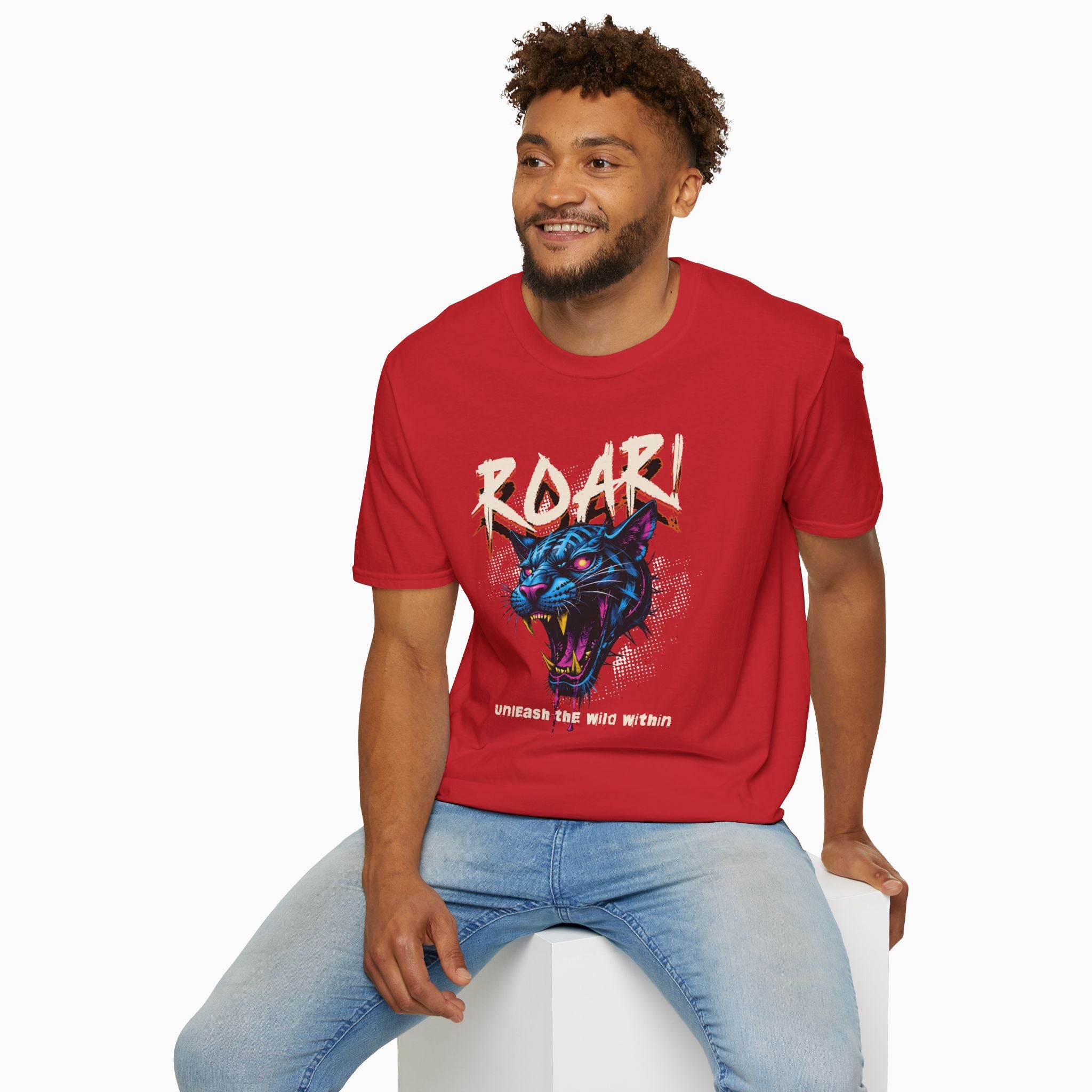 Leopard Roar Unleash The Wild Within Unisex T-Shirt