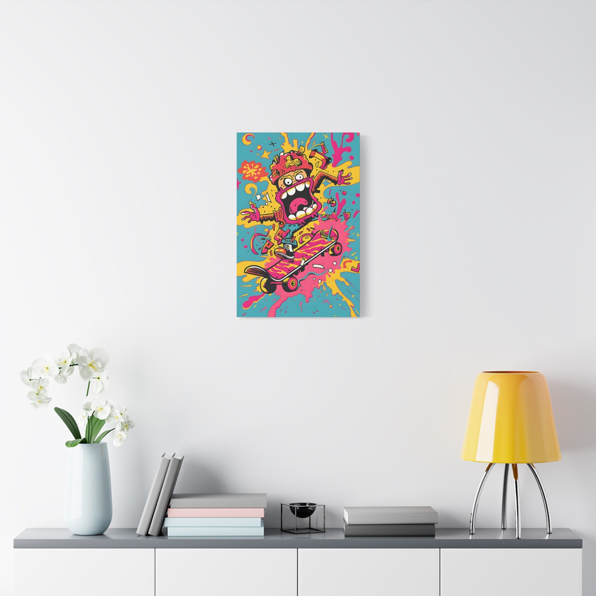 Skateboarder Canvas Print