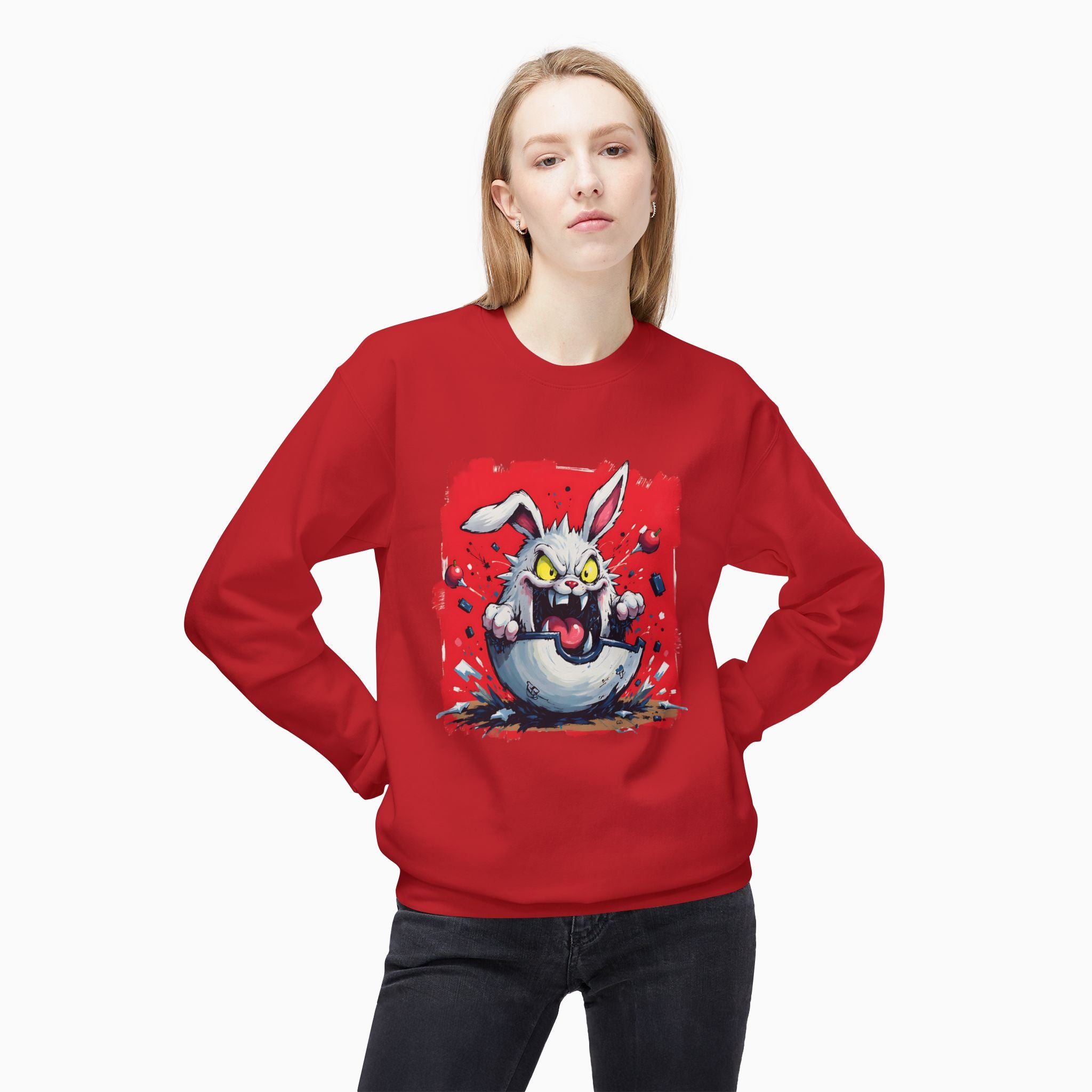 Crazy Rabbit Poké Ball Unisex Sweatshirt