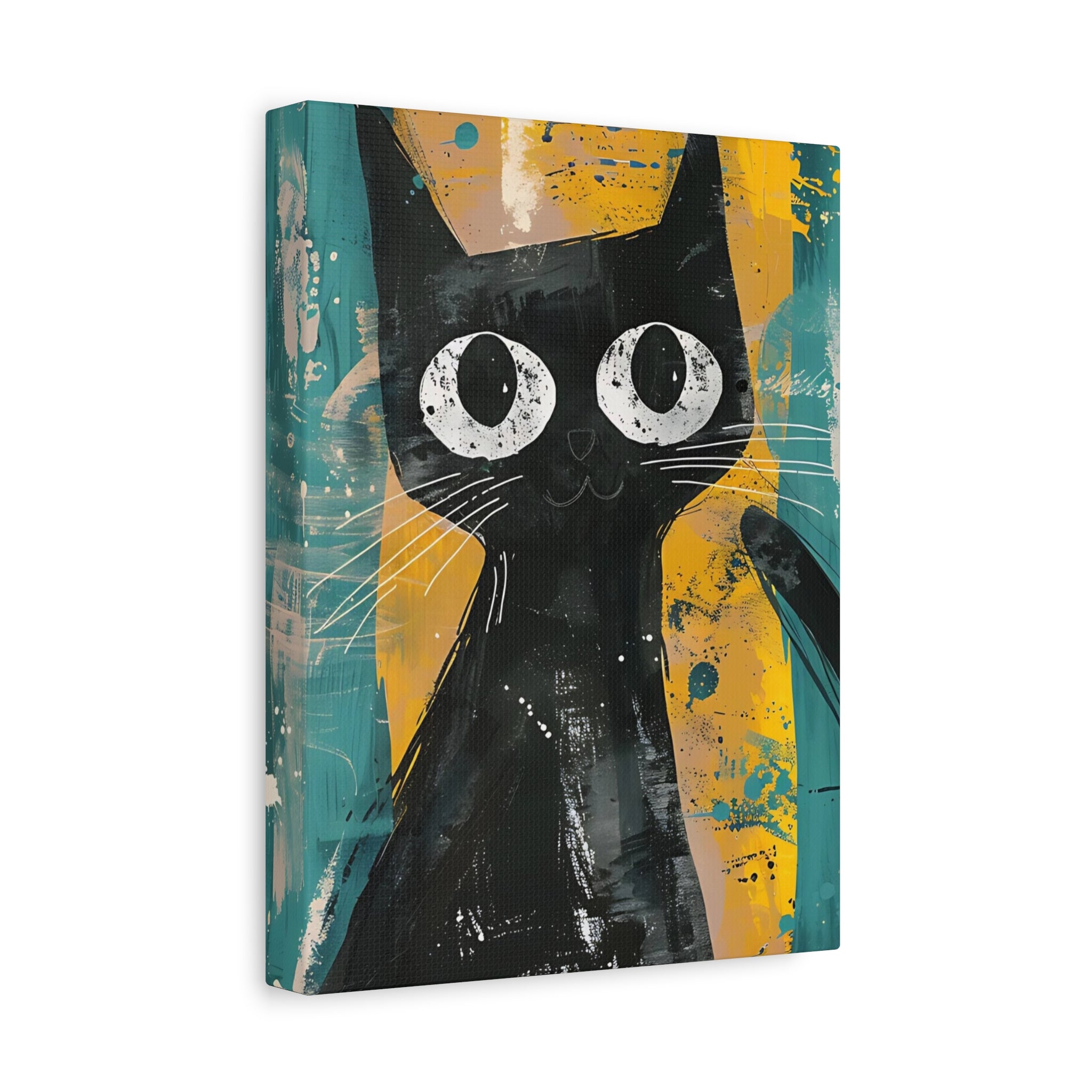 Black Cat Canvas Print