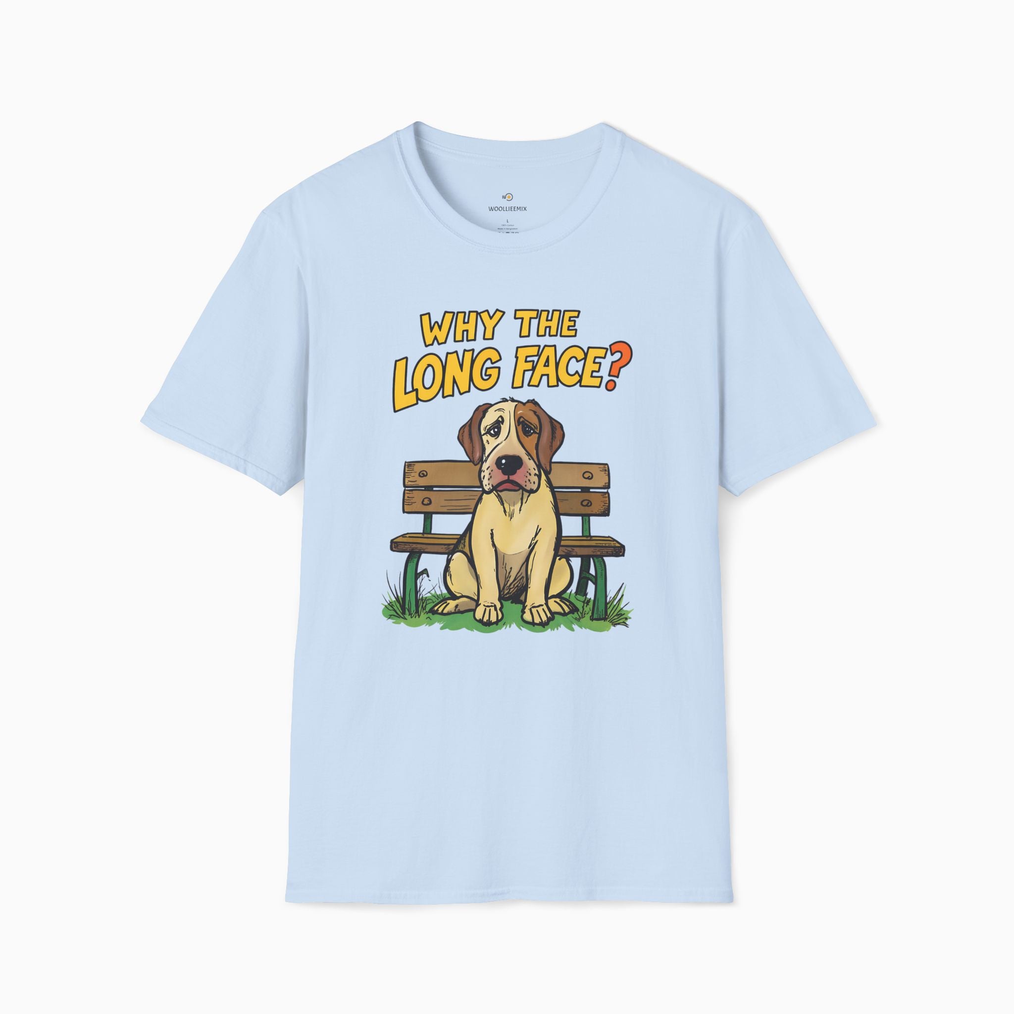 Funny Dog Why the Long Face Unisex T-Shirt