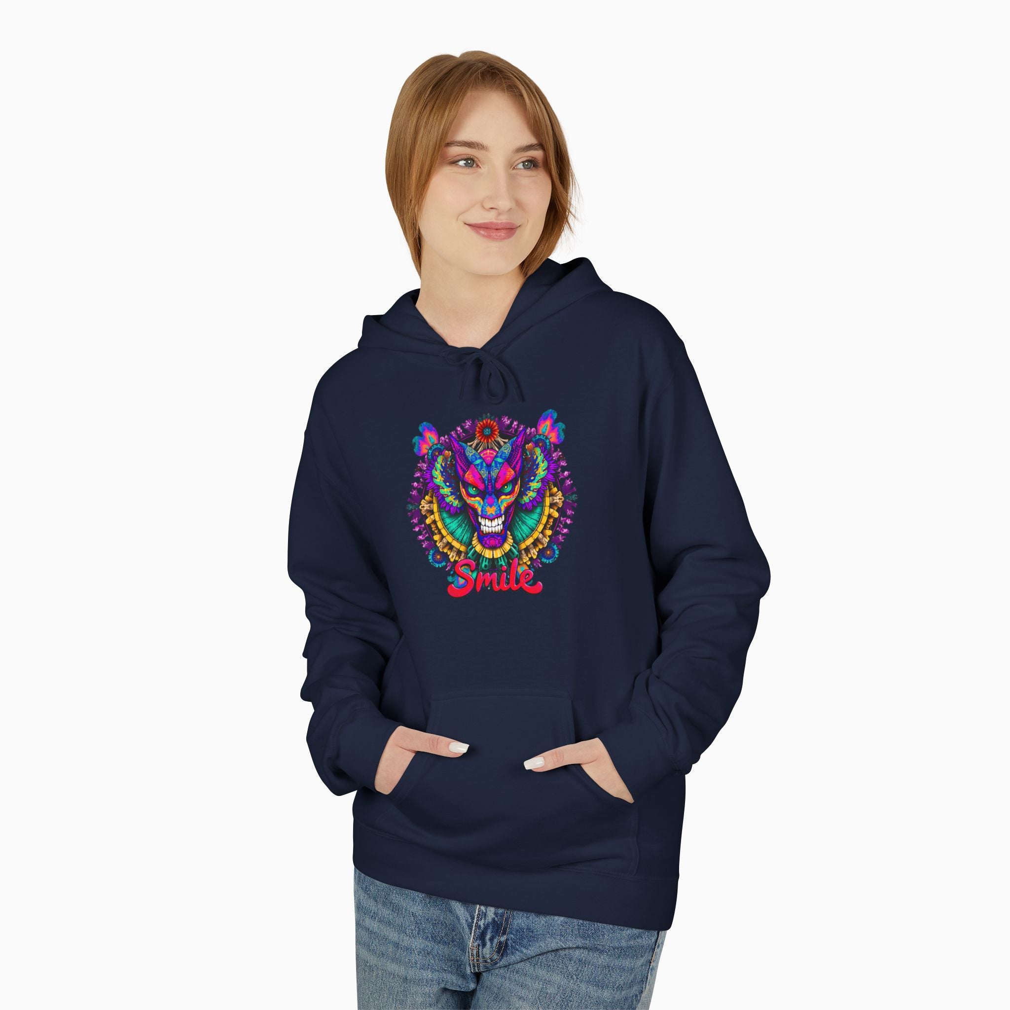 Dragon Smile Pixel Art Unisex Hoodie