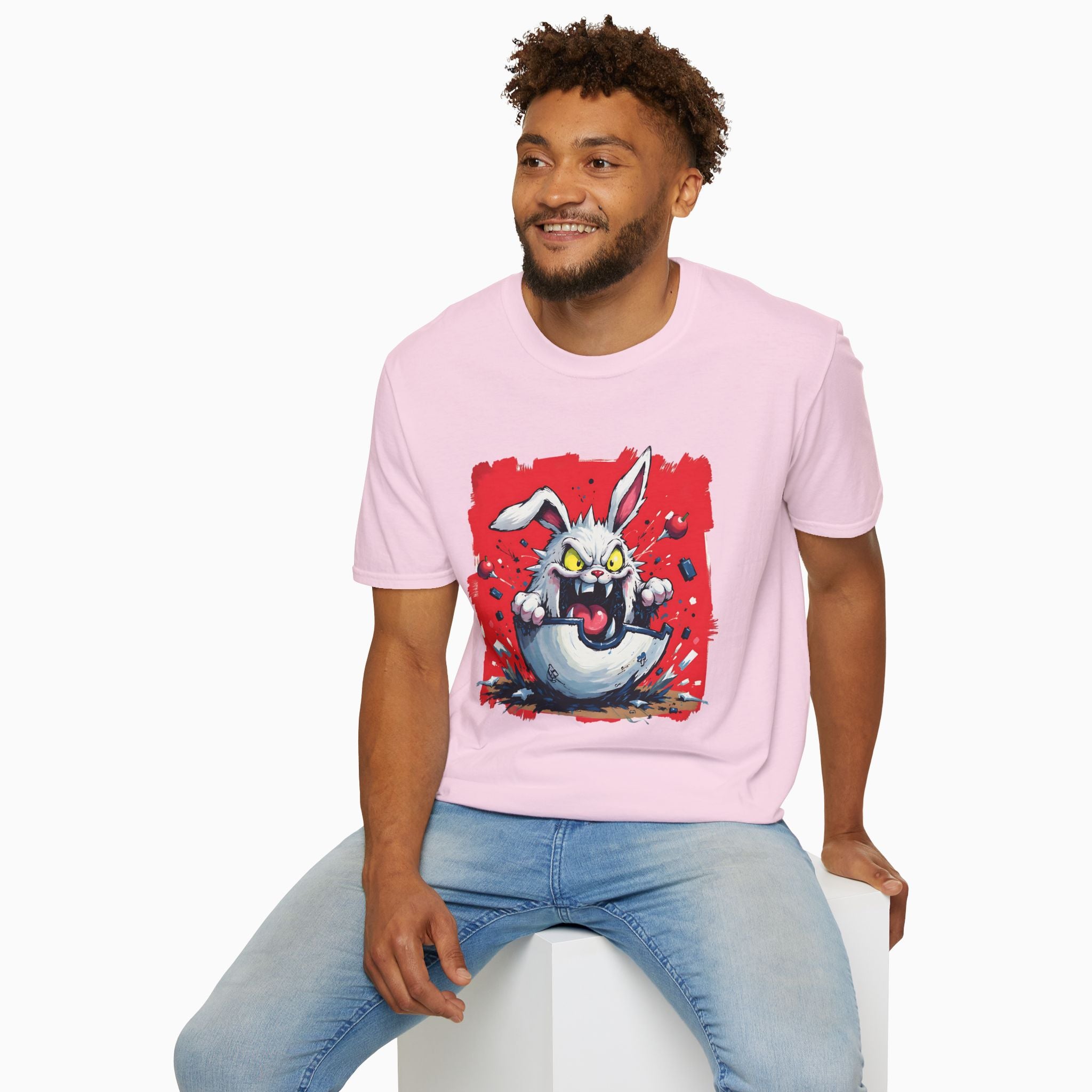 Crazy Rabbit Poké Ball Unisex T-Shirt