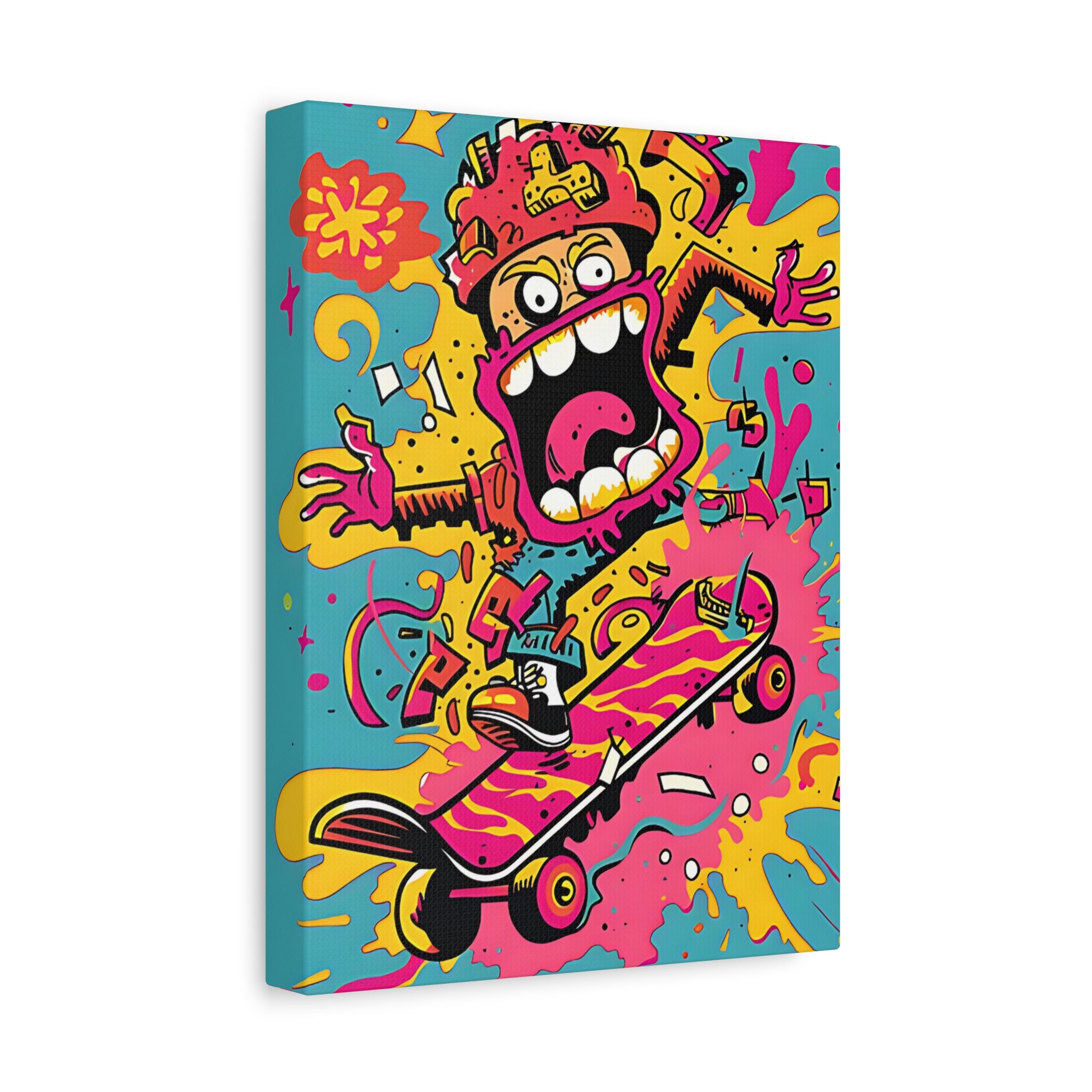 Skateboarder Canvas Print