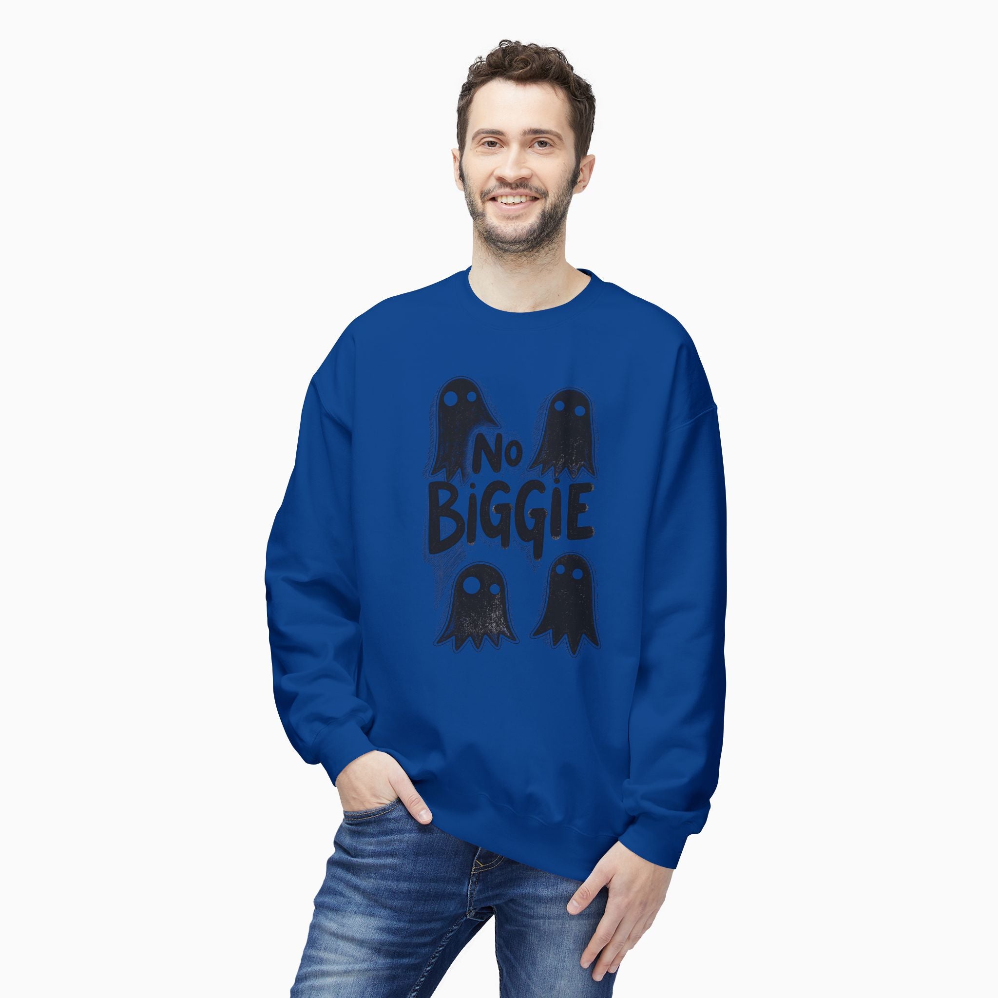 Boo Ghost & No Biggie Unisex Sweatshirt