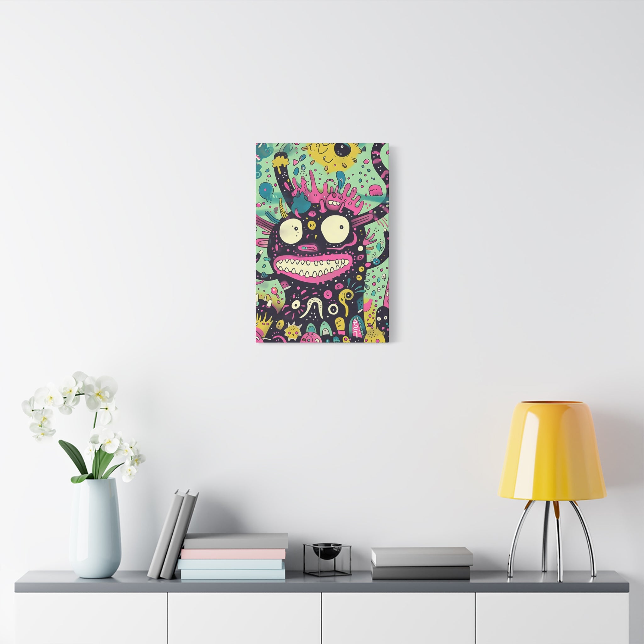 Chinese New Year Monster Canvas Print