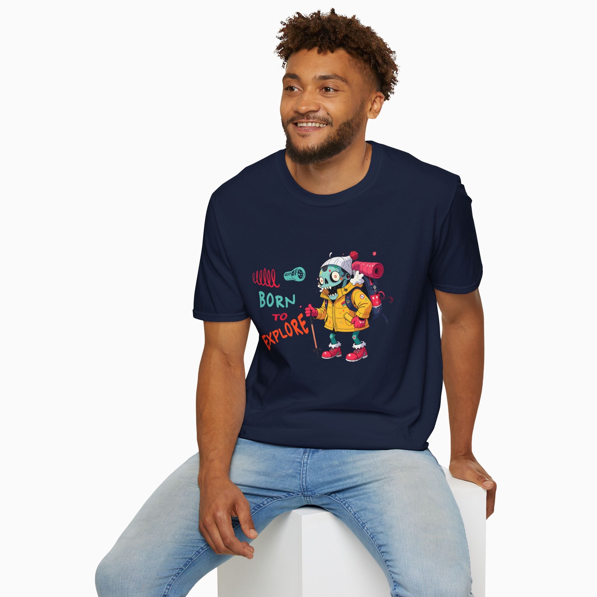 Born To Explore Zombie Unisex T-Shirt