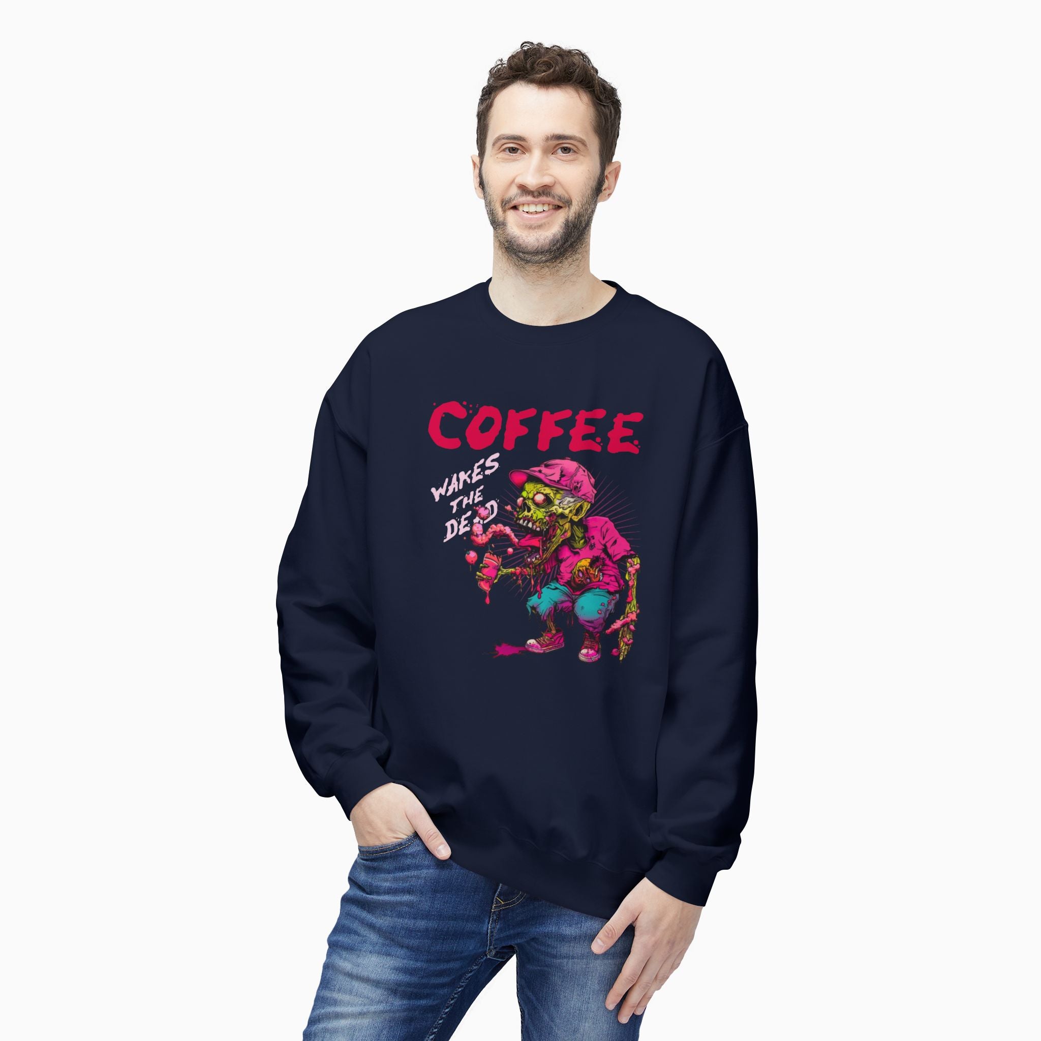 Coffee Wakes The Dead Unisex Sweatshirt