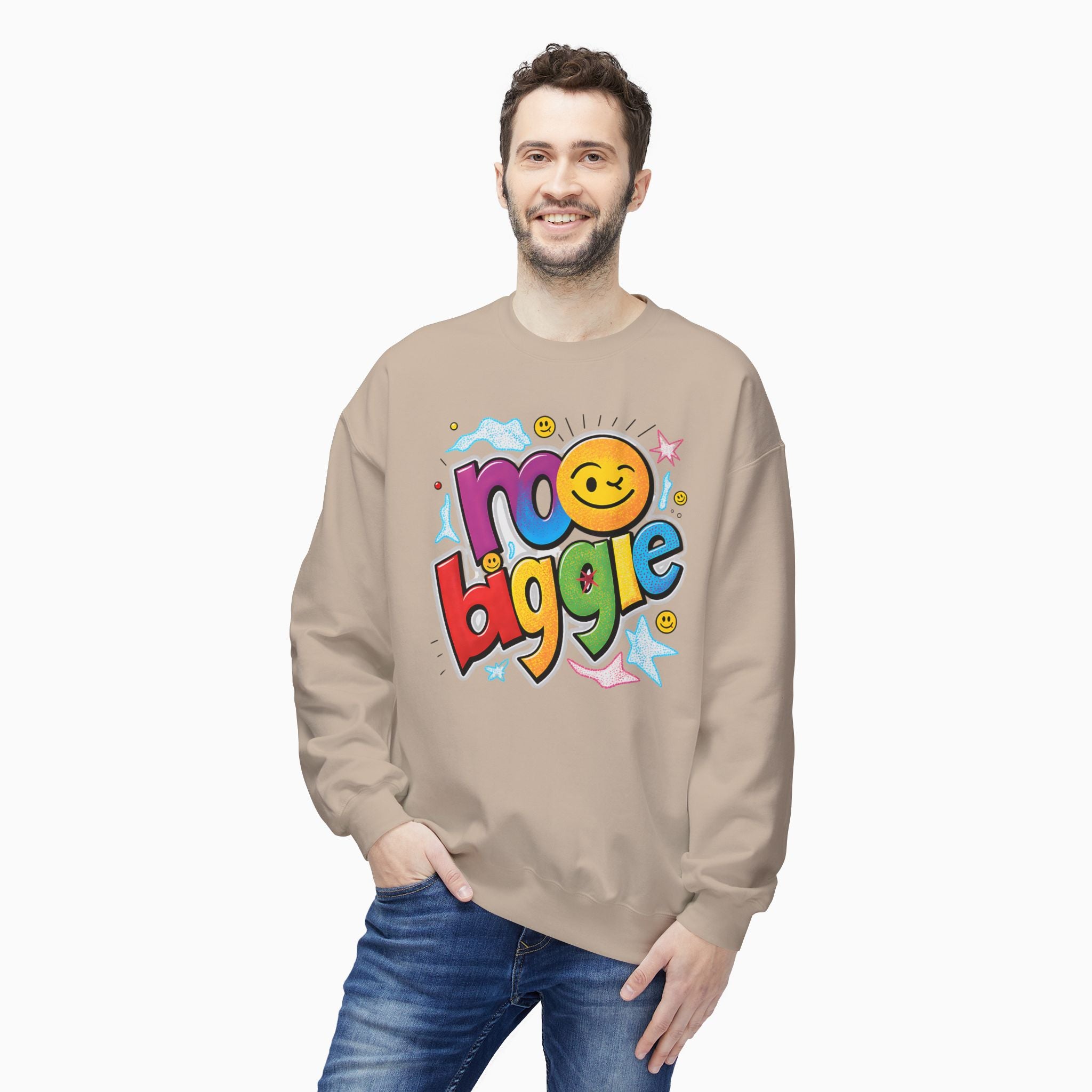 Emoji & No Biggie Unisex Sweatshirt