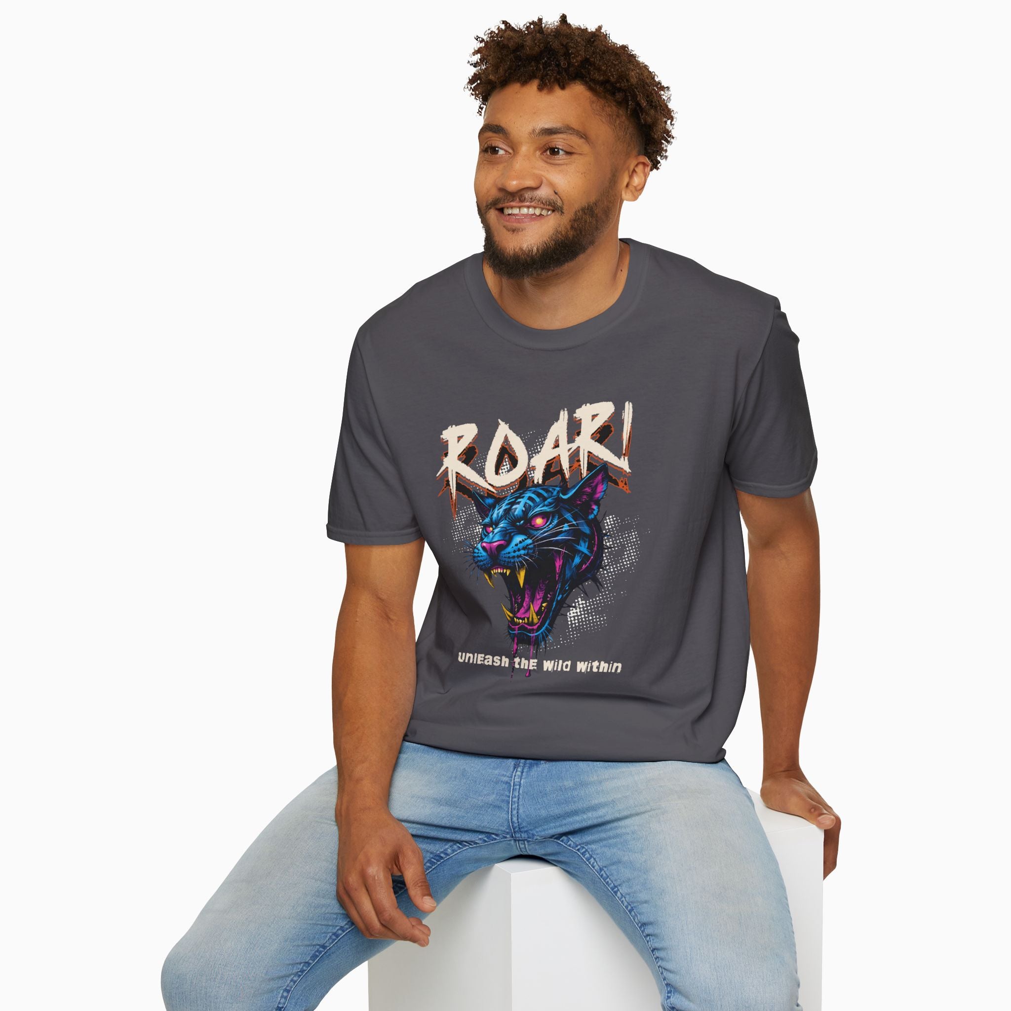 Leopard Roar Unleash The Wild Within Unisex T-Shirt