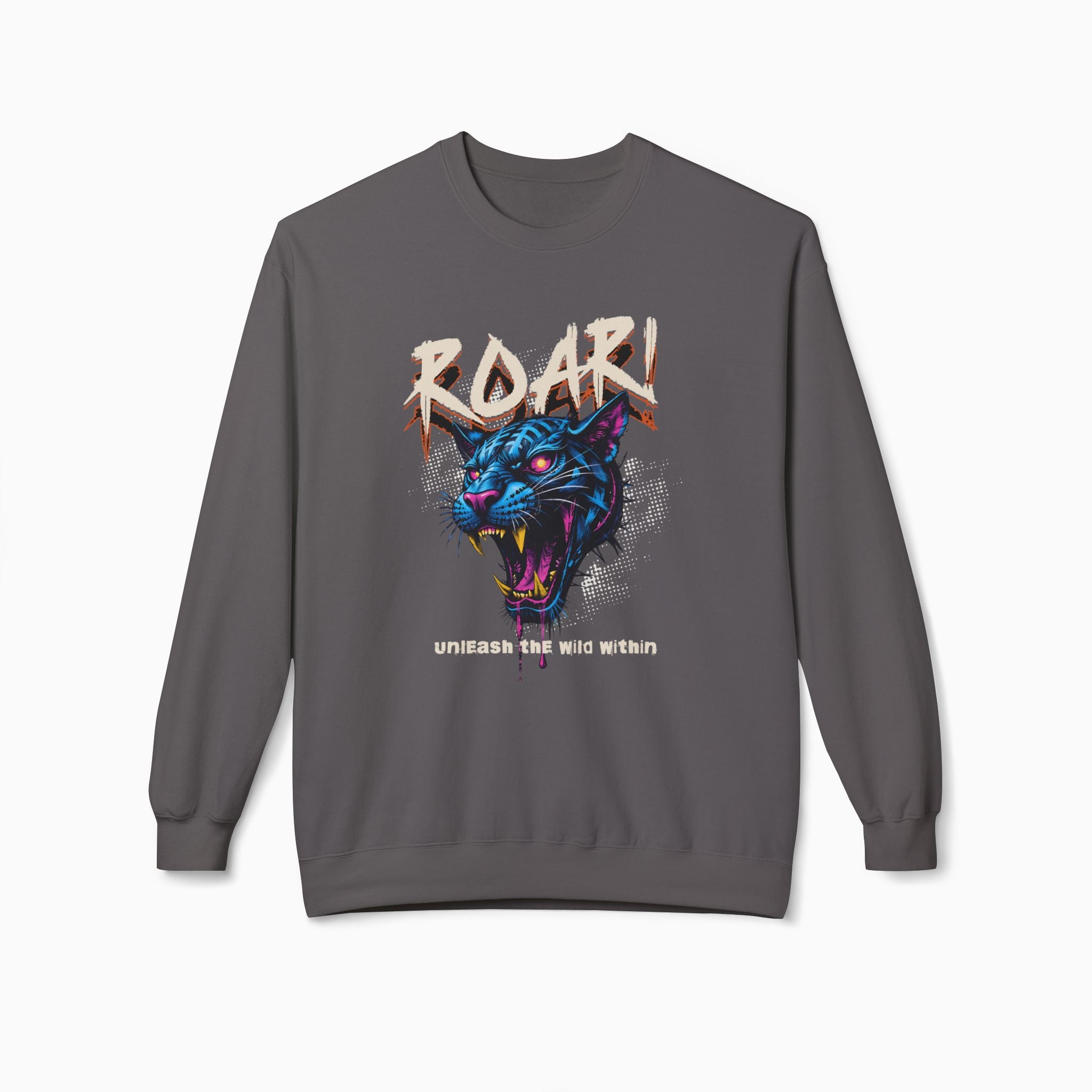 Leopard Roar Unleash The Wild Within Unisex Sweatshirt