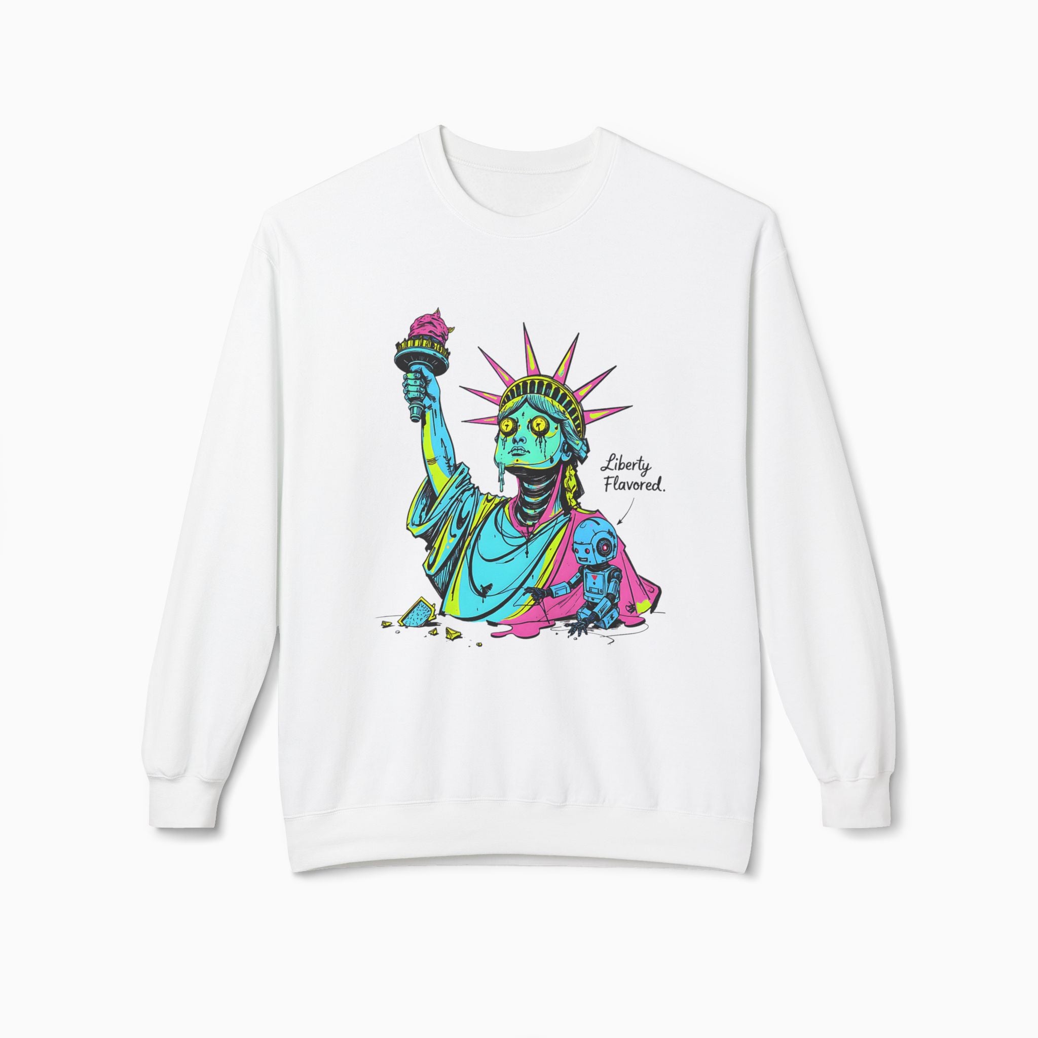 Statute of Liberty Dark Humor Unisex Sweatshirt