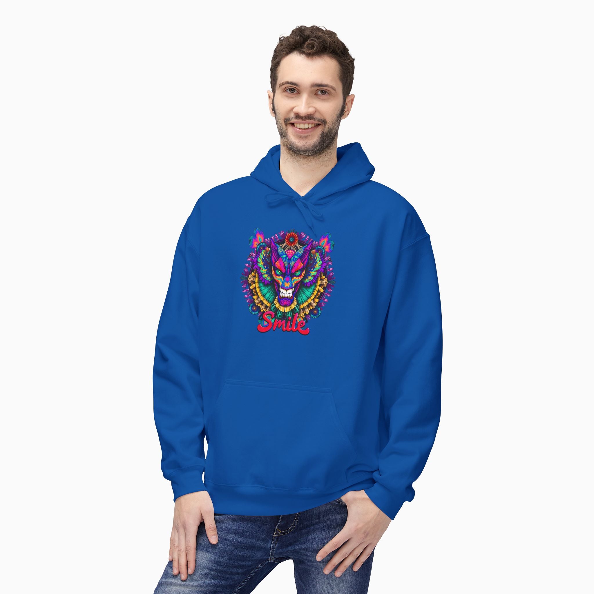 Dragon Smile Pixel Art Unisex Hoodie