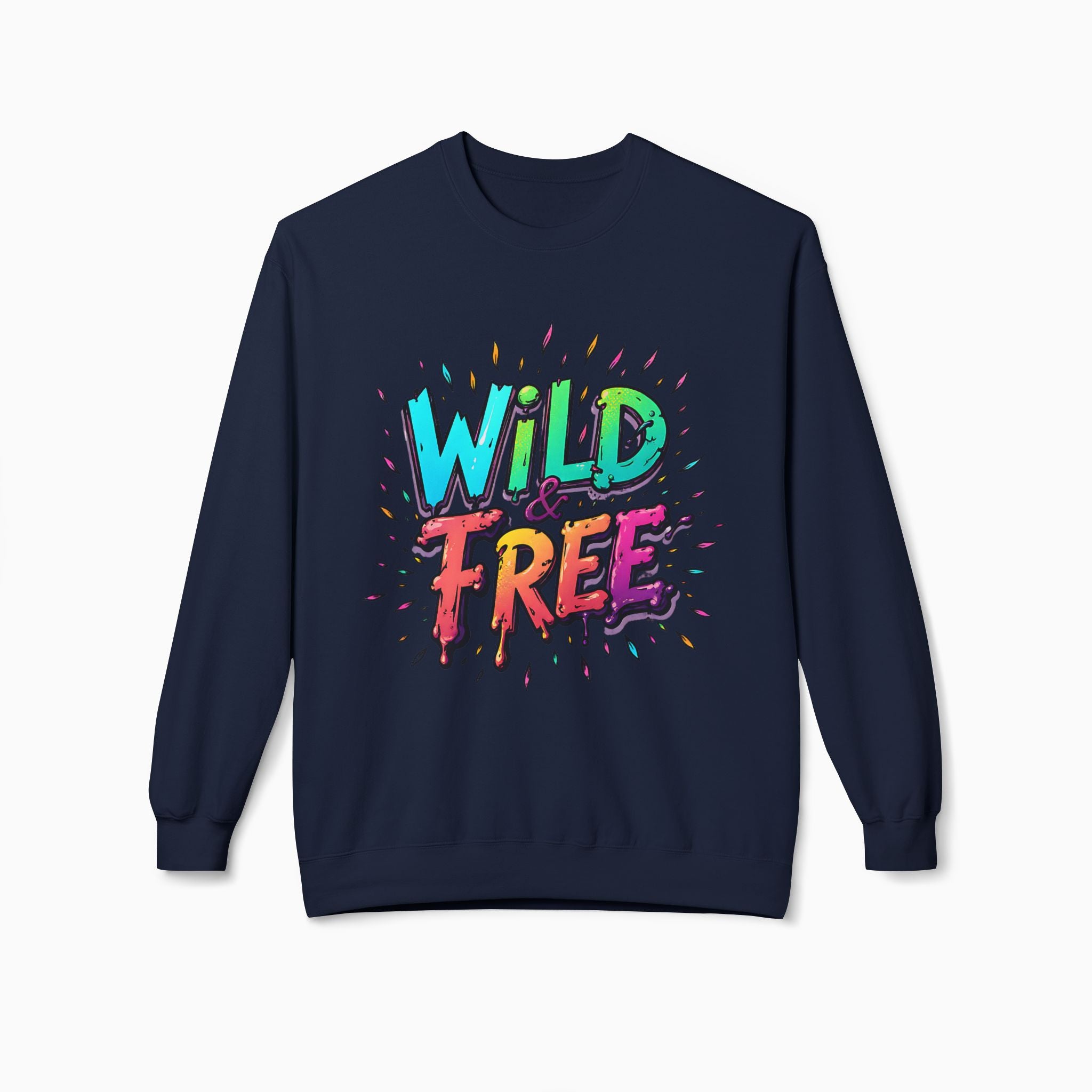 Neon Color Wild Free Unisex Sweatshirt