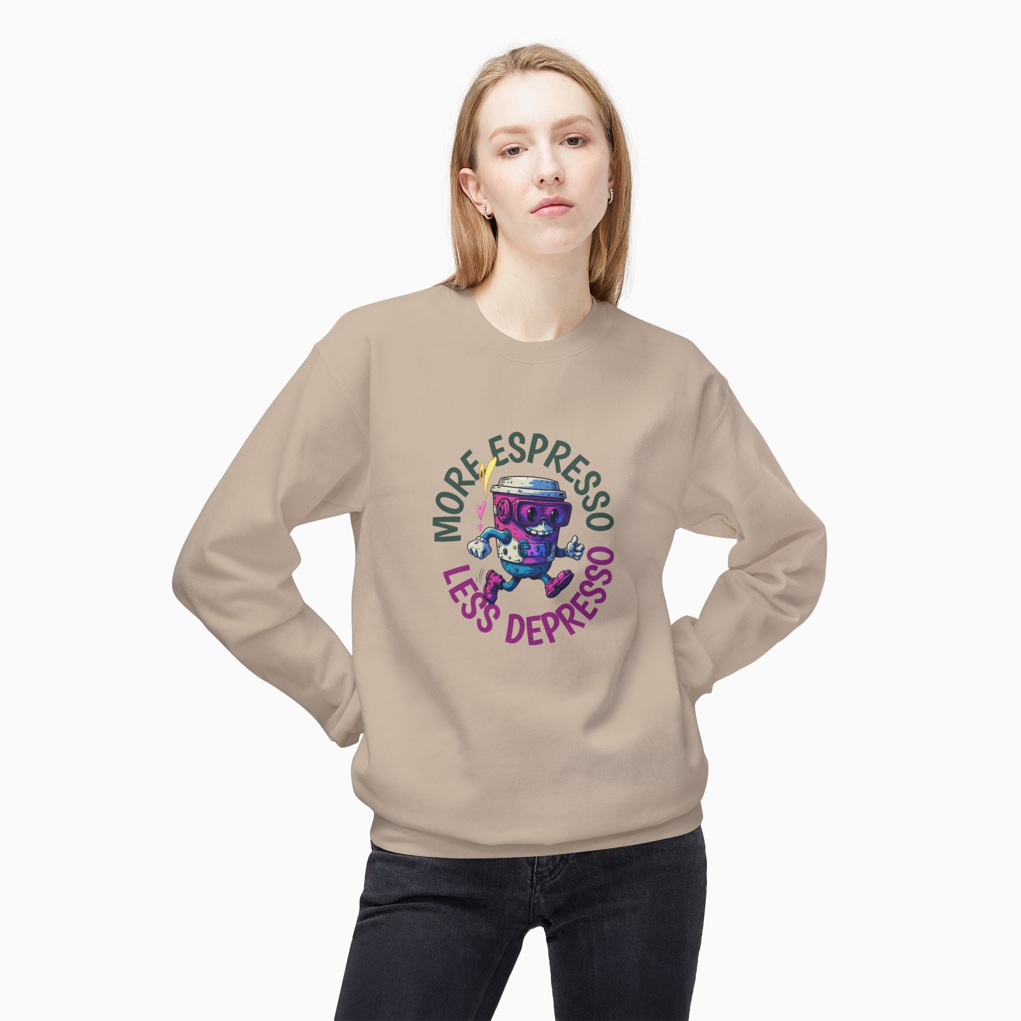 More Espresso Less Depresso Unisex Sweatshirt