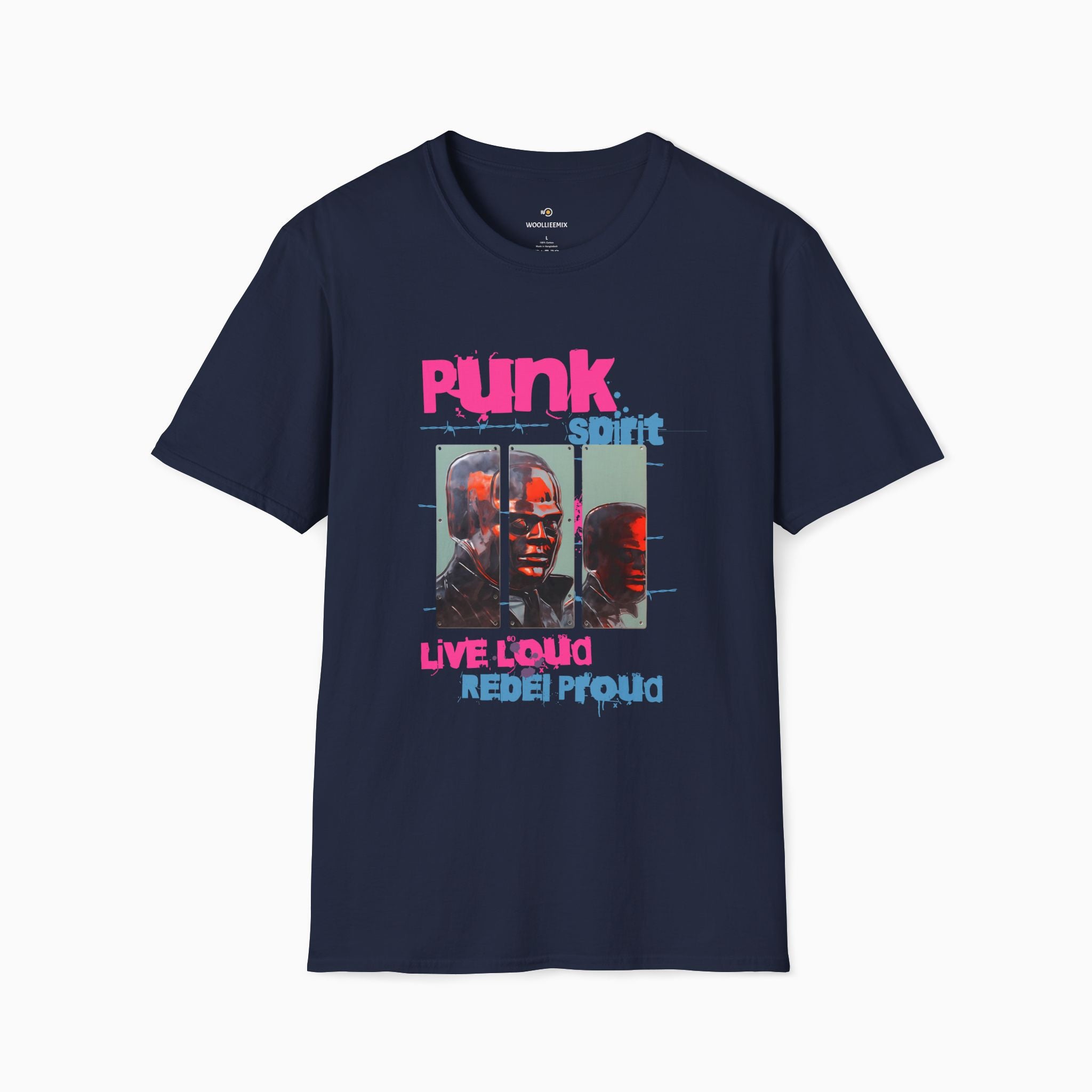 Punk Spirit, Live Loud, Rebel Proud Unisex T-Shirt