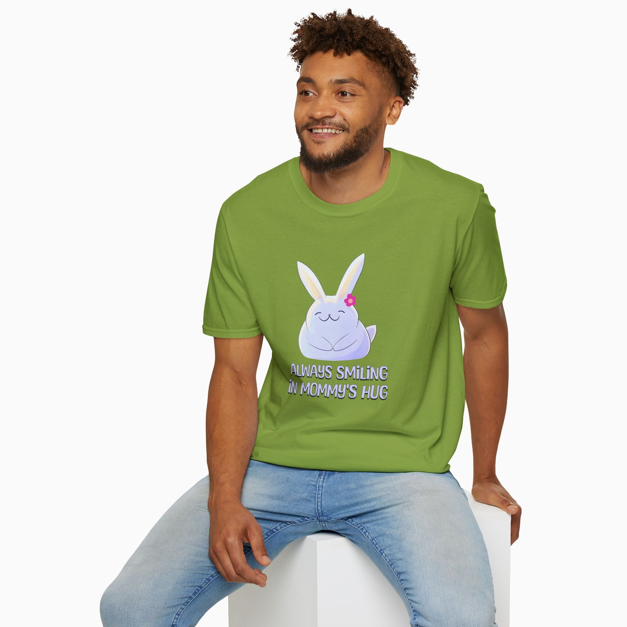 Always Smiling In Mommy's Hug Unisex T-Shirt