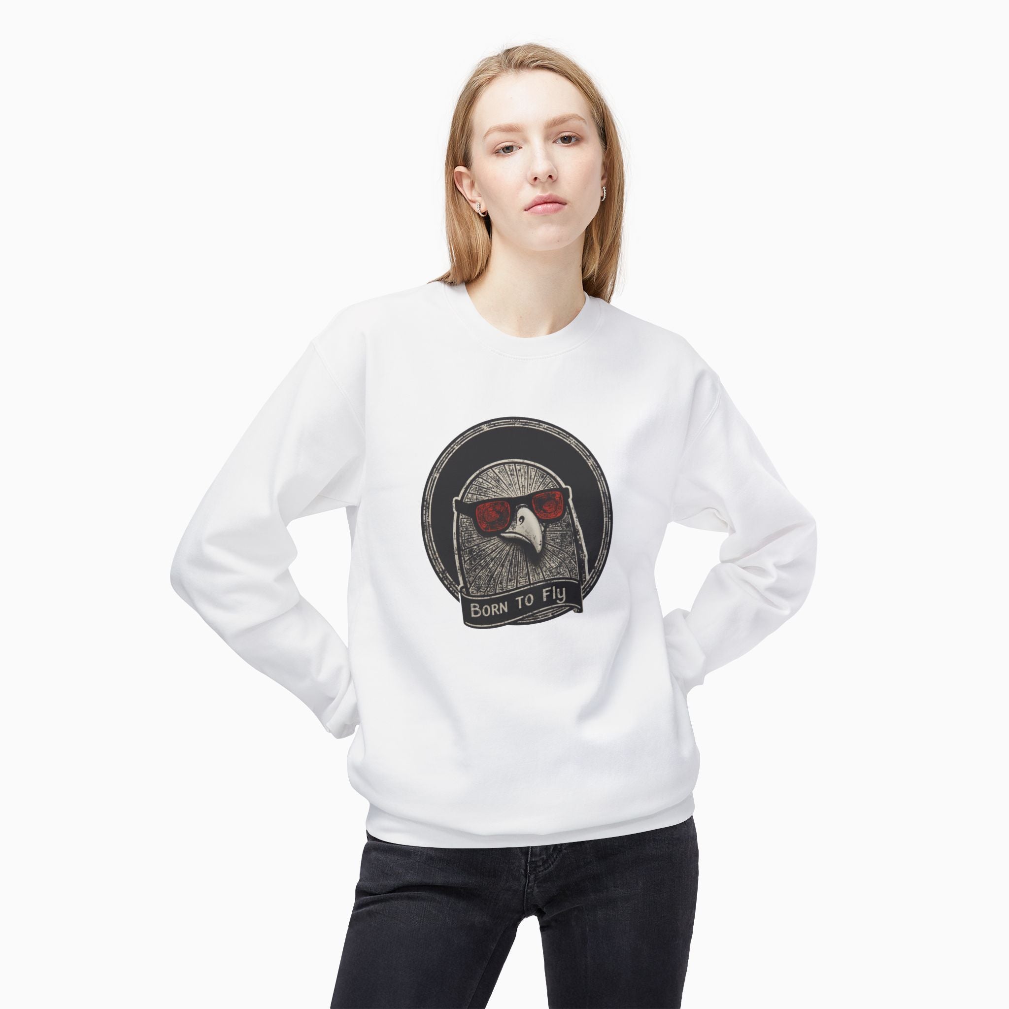 Born To Fly Eagle Unisex Sweatshirt