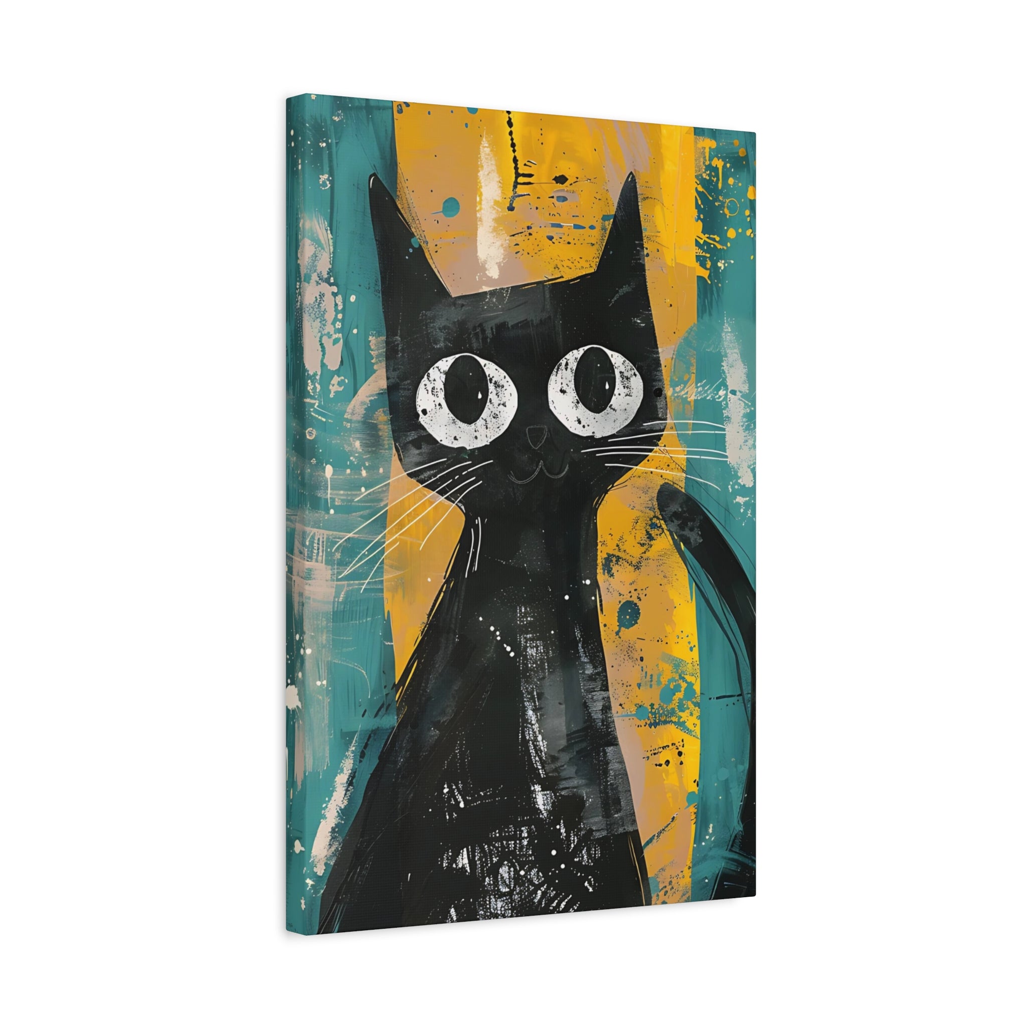 Black Cat Canvas Print