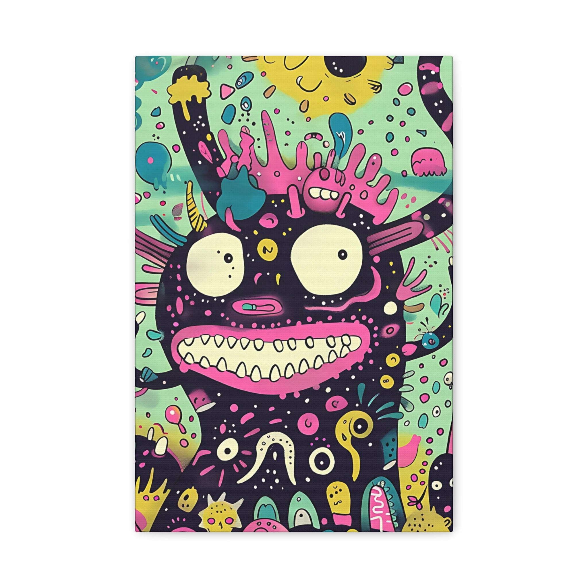 Chinese New Year Monster Canvas Print