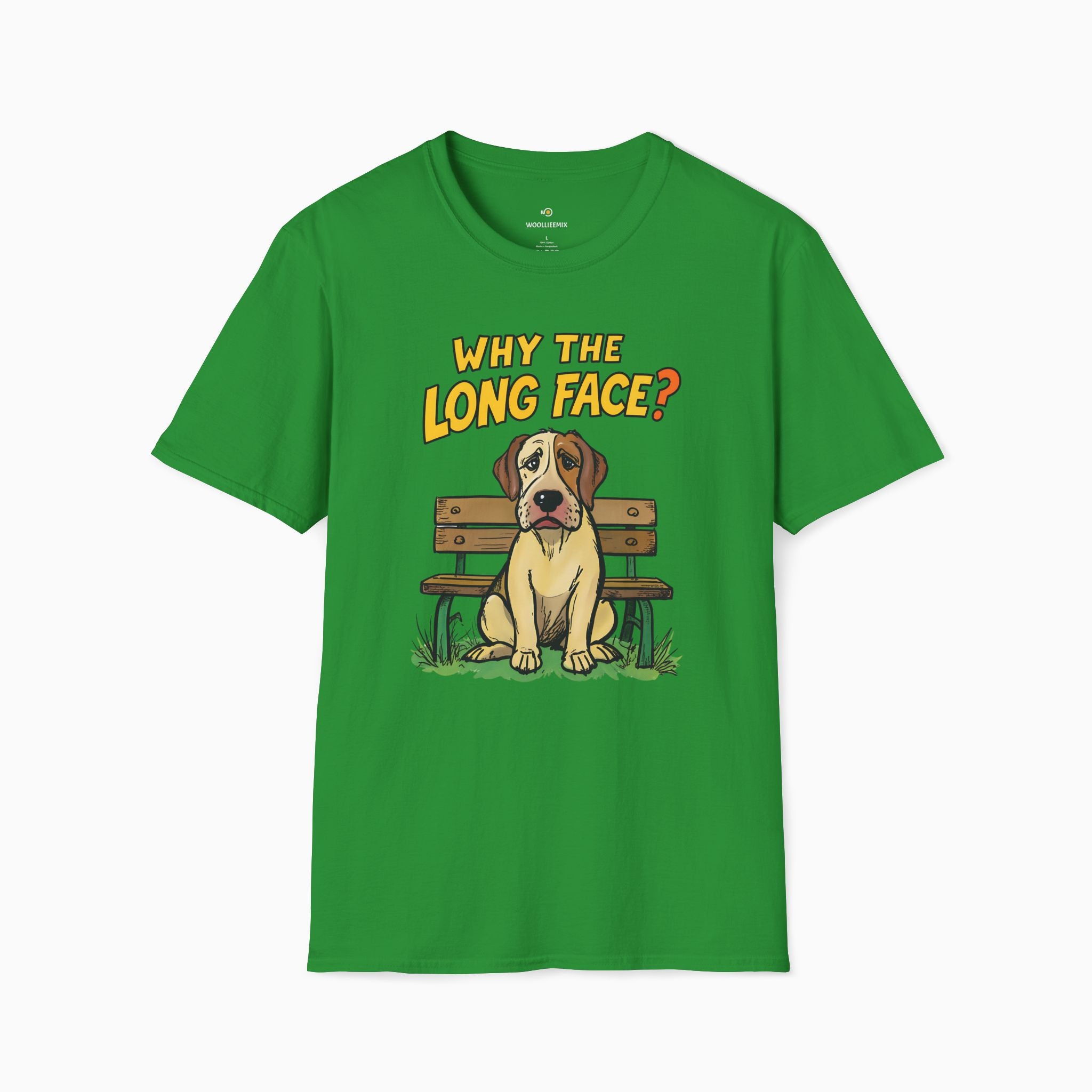 Funny Dog Why the Long Face Unisex T-Shirt